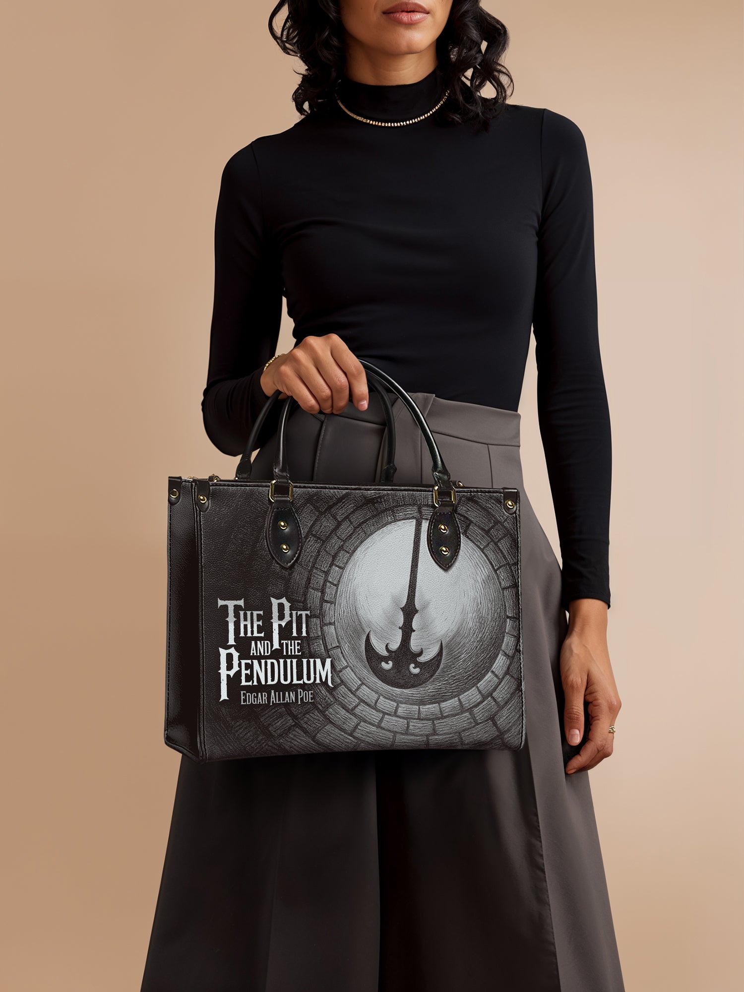 "The Pit And The Pendulum" Leather Handbag Deal