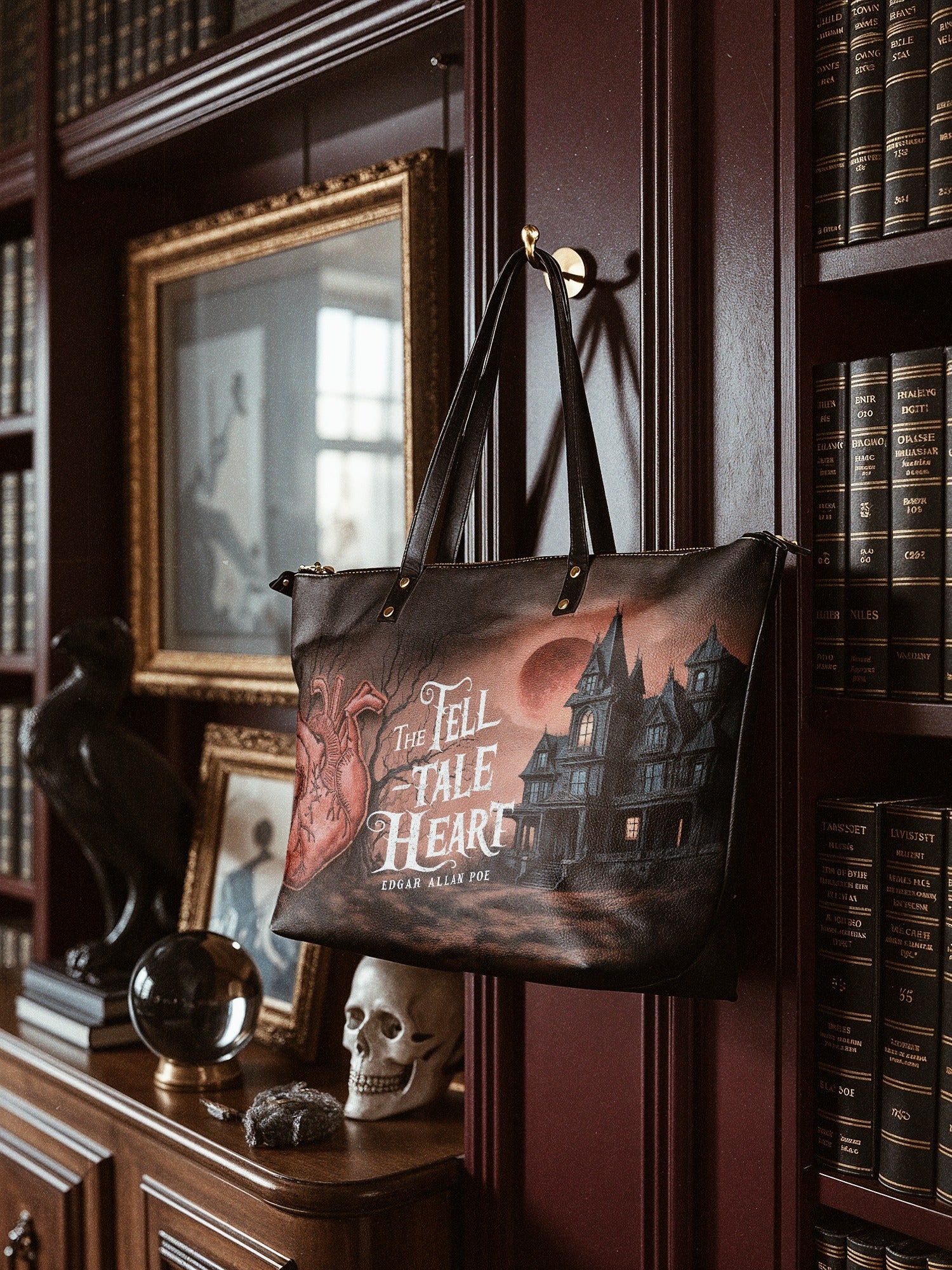 "The Tell-Tale Heart" Leather Tote Bag Deal