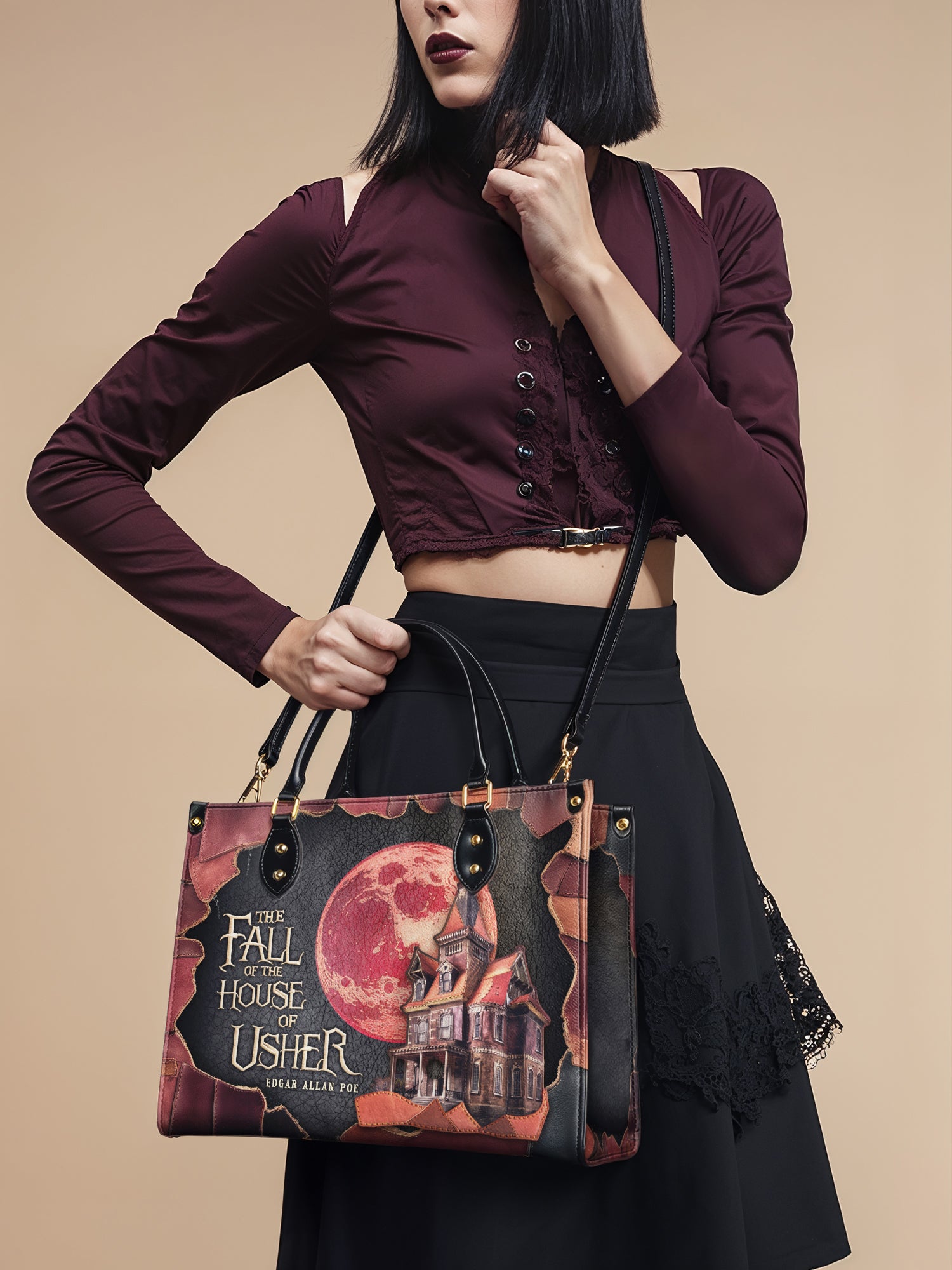 "The Fall Of The House Of Usher" Leather Handbag Deal