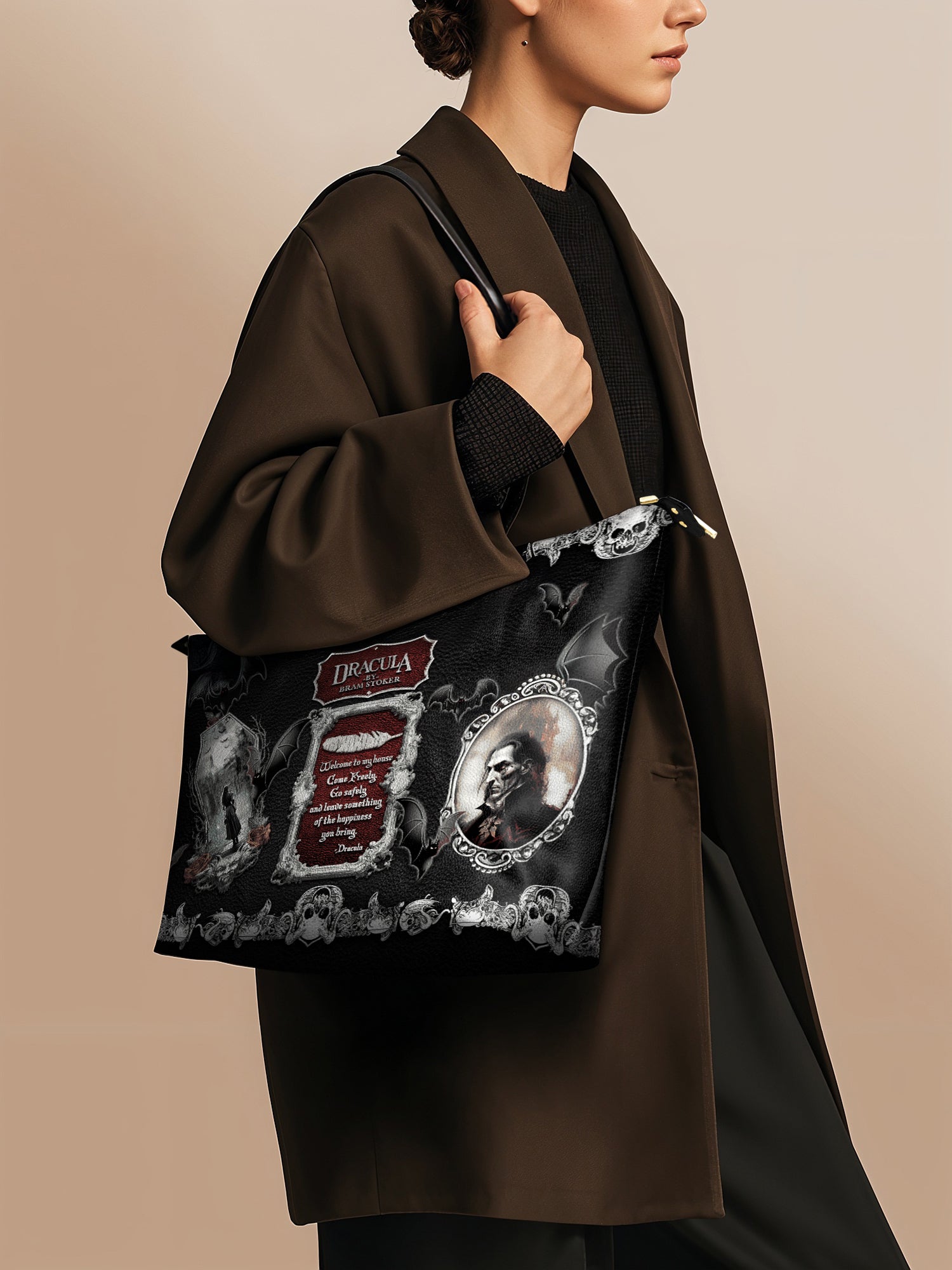 "The Dracula" Leather Tote Bag Deal
