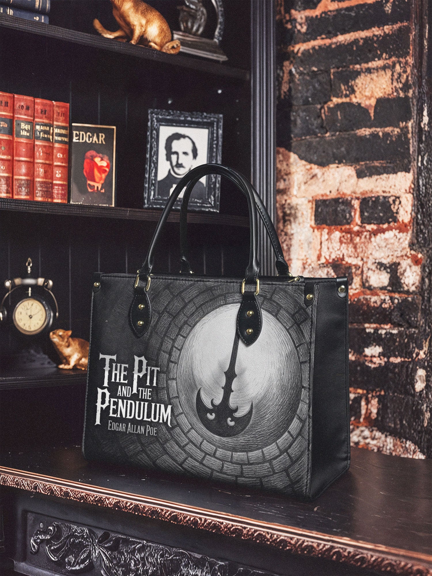 "The Pit And The Pendulum" Leather Handbag Deal