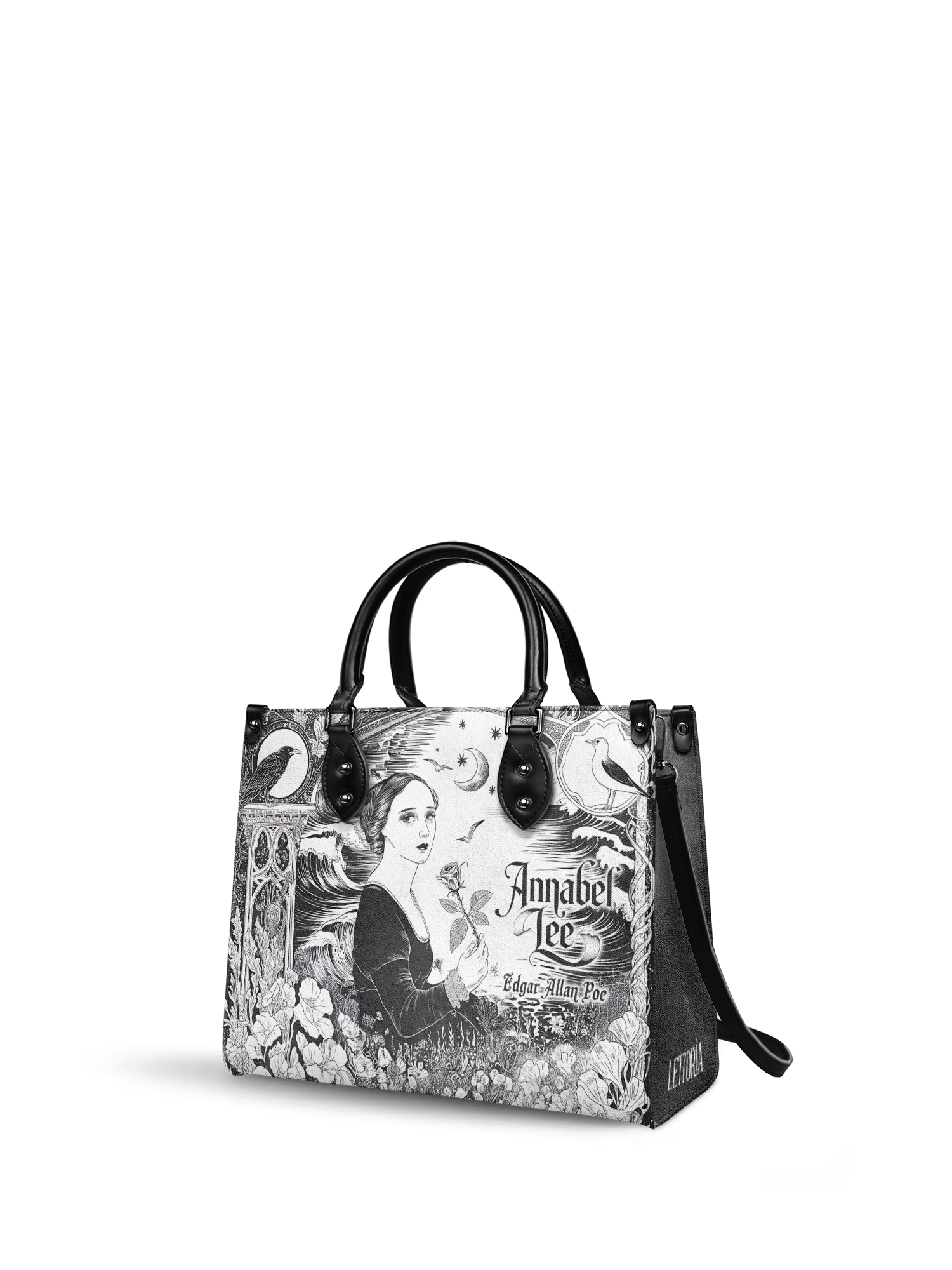"Annabel Lee" - Black Interior - Leather Handbag