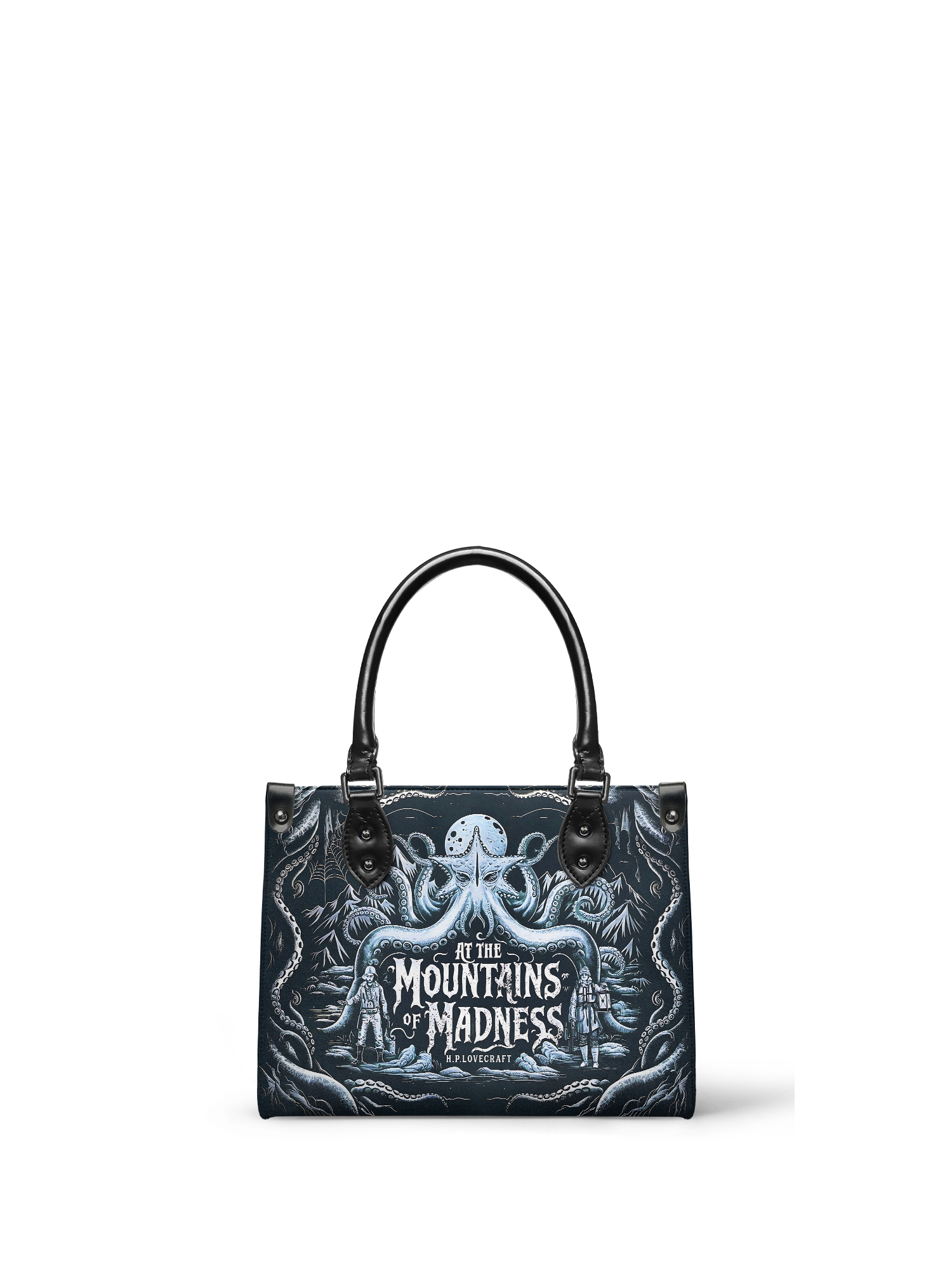 "At The Mountains Of Madness" Small Leather Handbag Today's Deal