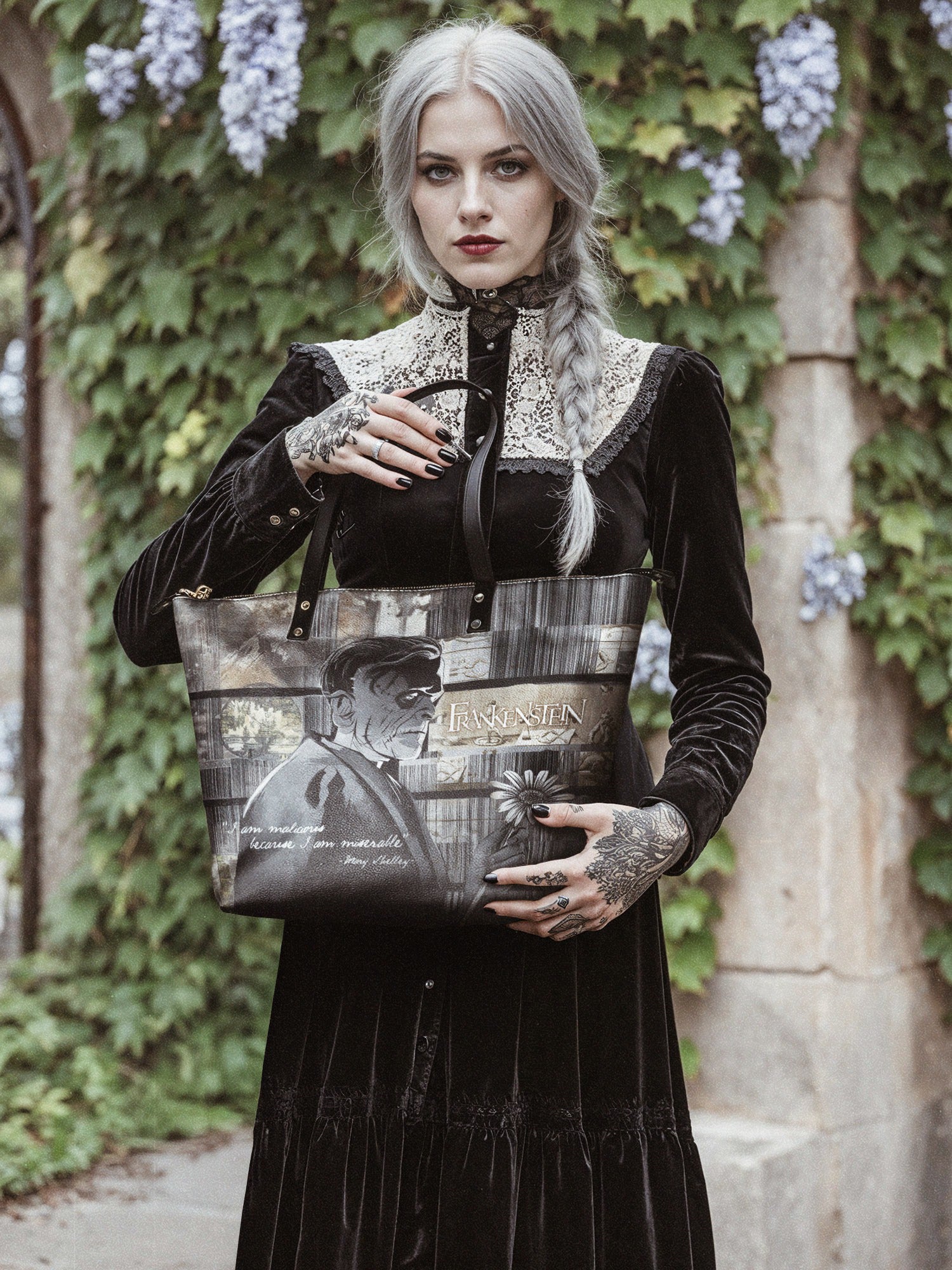 "Frankenstein" Ashes of Hope Leather Tote Bag Deal