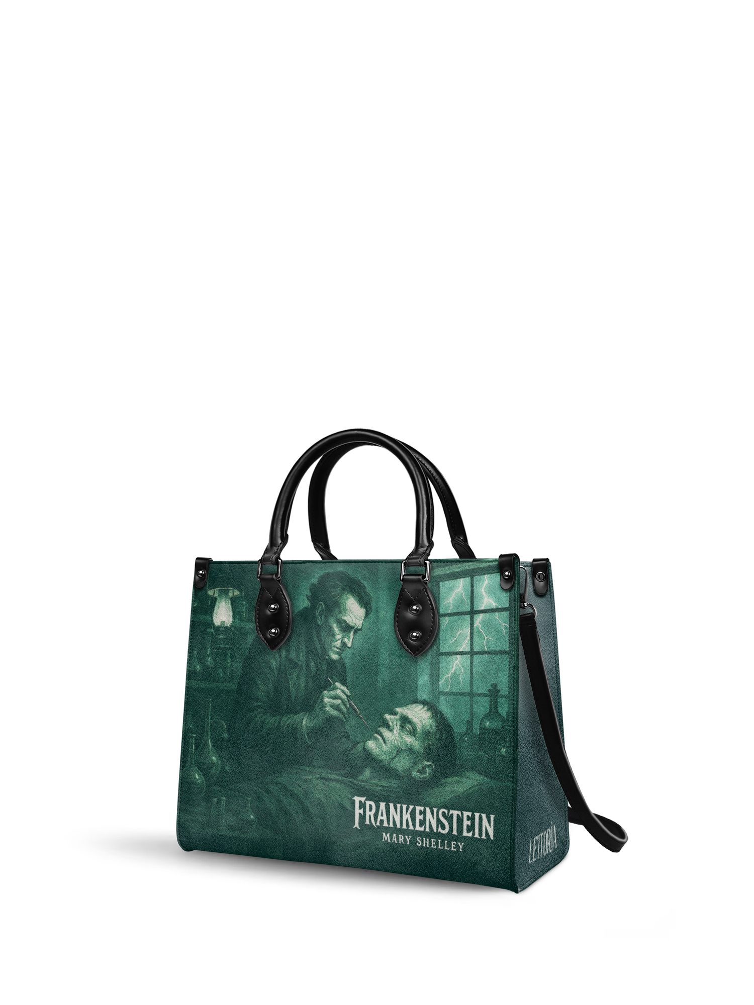 "Frankenstein" Mortuary Moss Leather Handbag Today's Deal