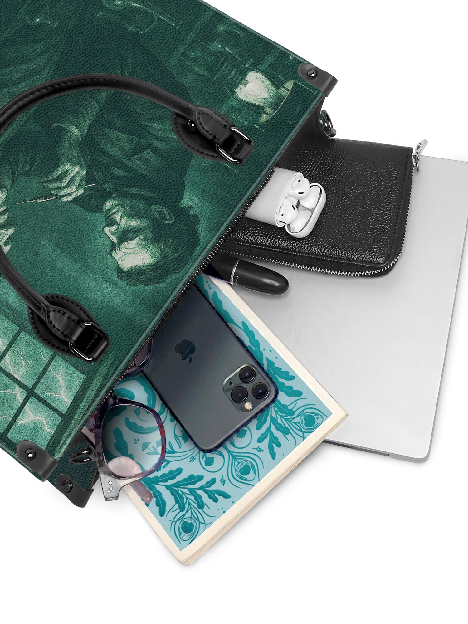 "Frankenstein" Mortuary Moss Leather Handbag Today's Deal