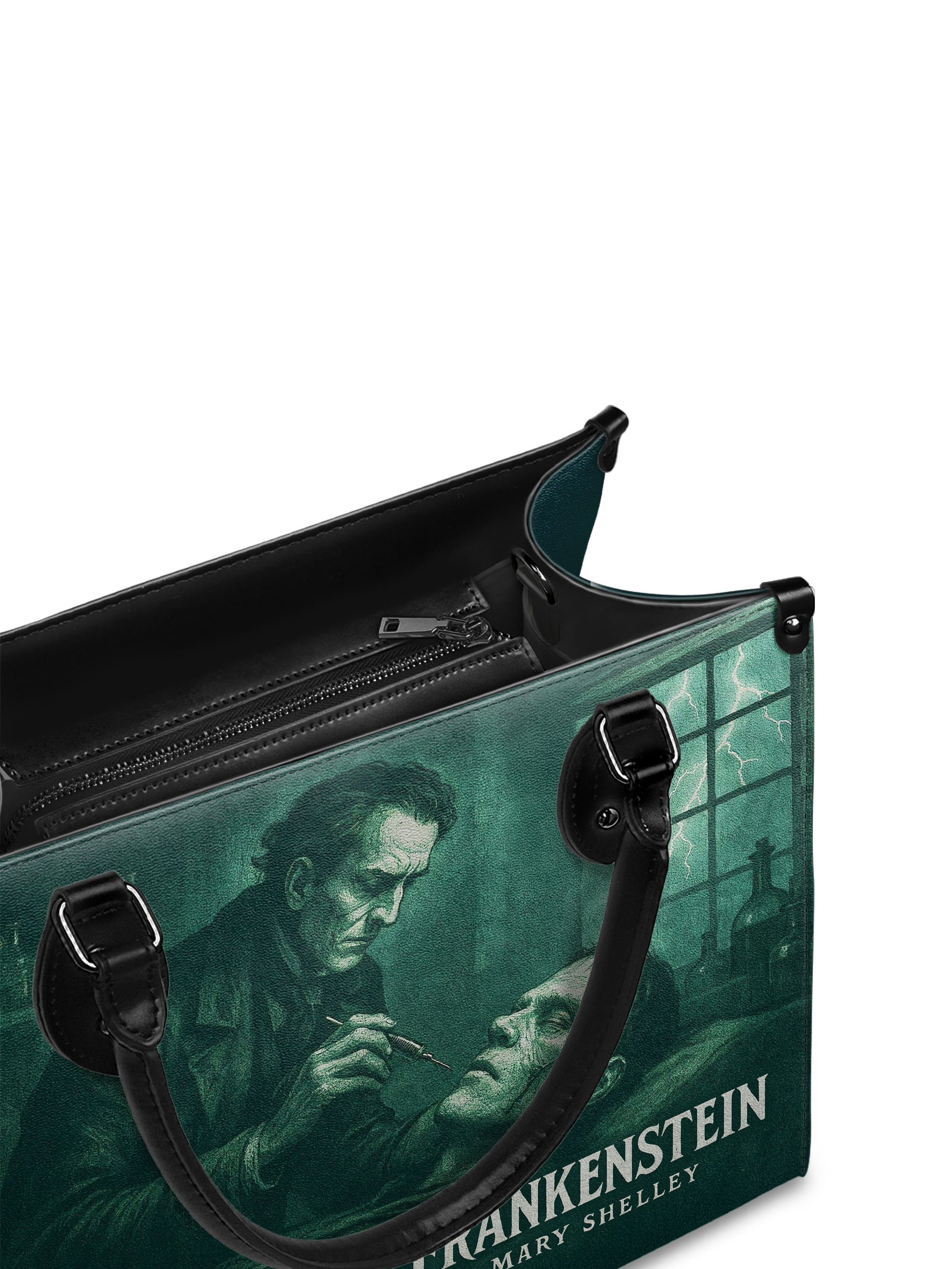 "Frankenstein" Mortuary Moss Leather Handbag Today's Deal