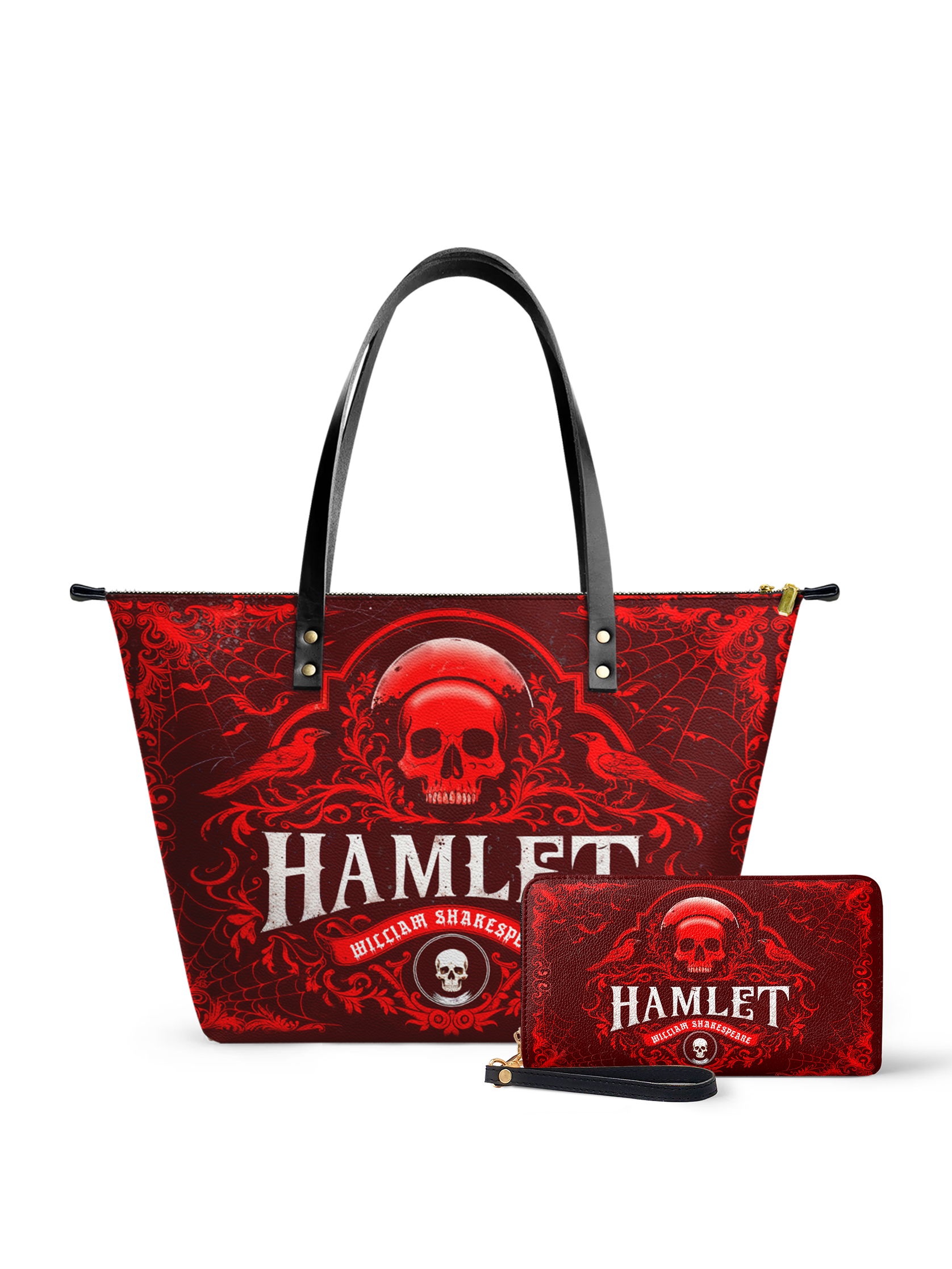 "Hamlet" The Red Room Leather Tote Bag Deal