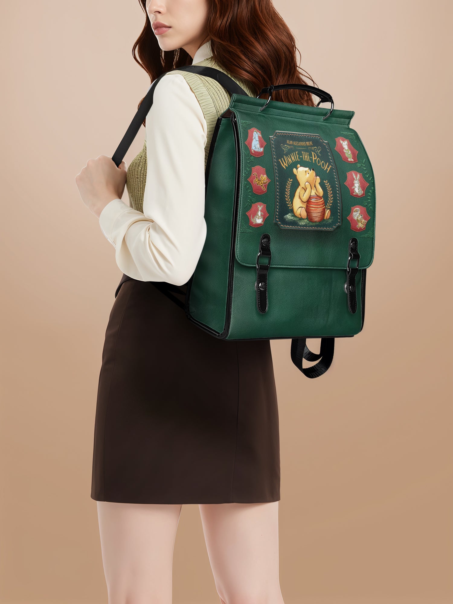 "Hundred Acre Dream" Leather Backpack