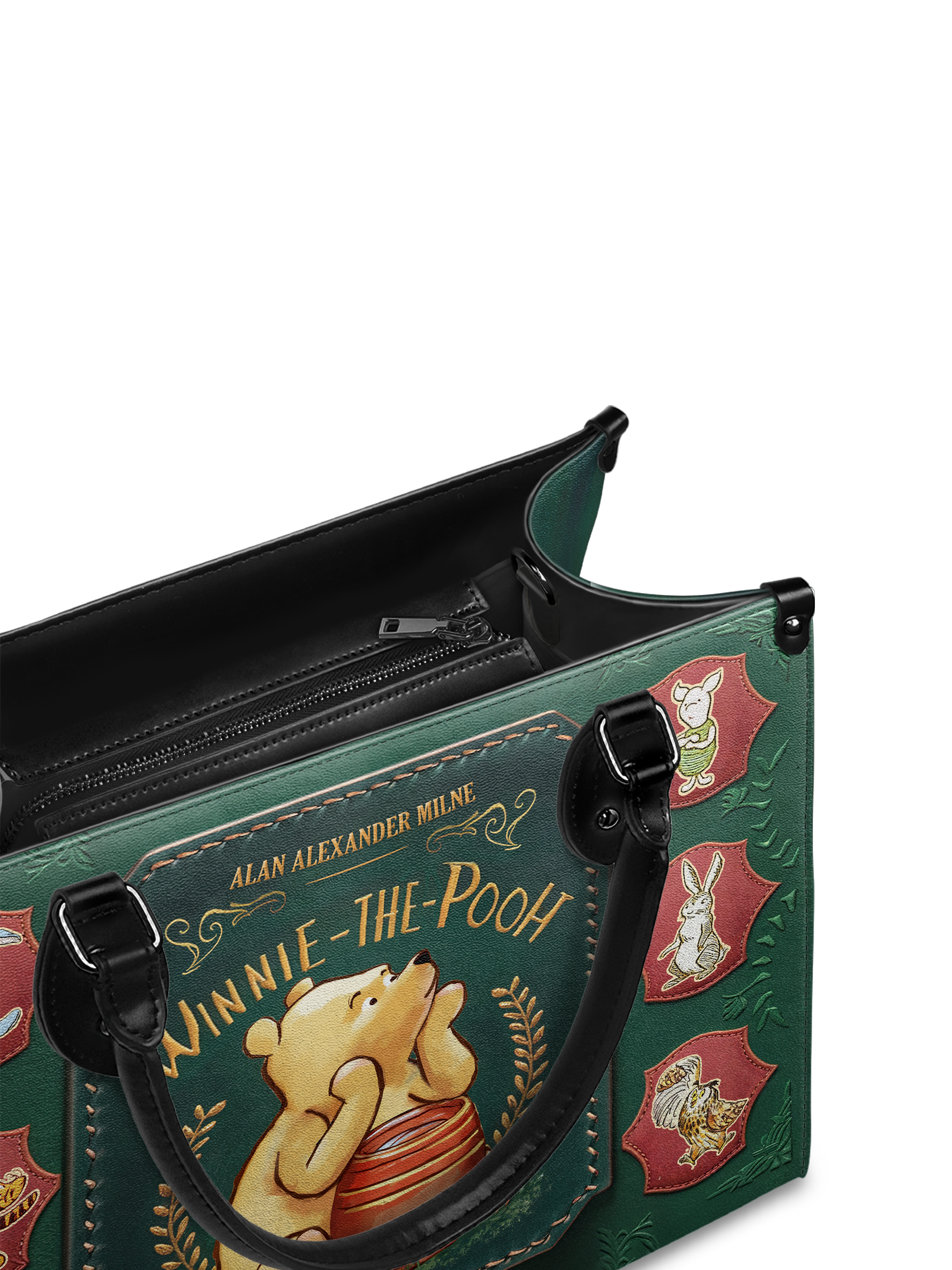 "Hundred Acre Dream" - Black Interior - Leather Handbag