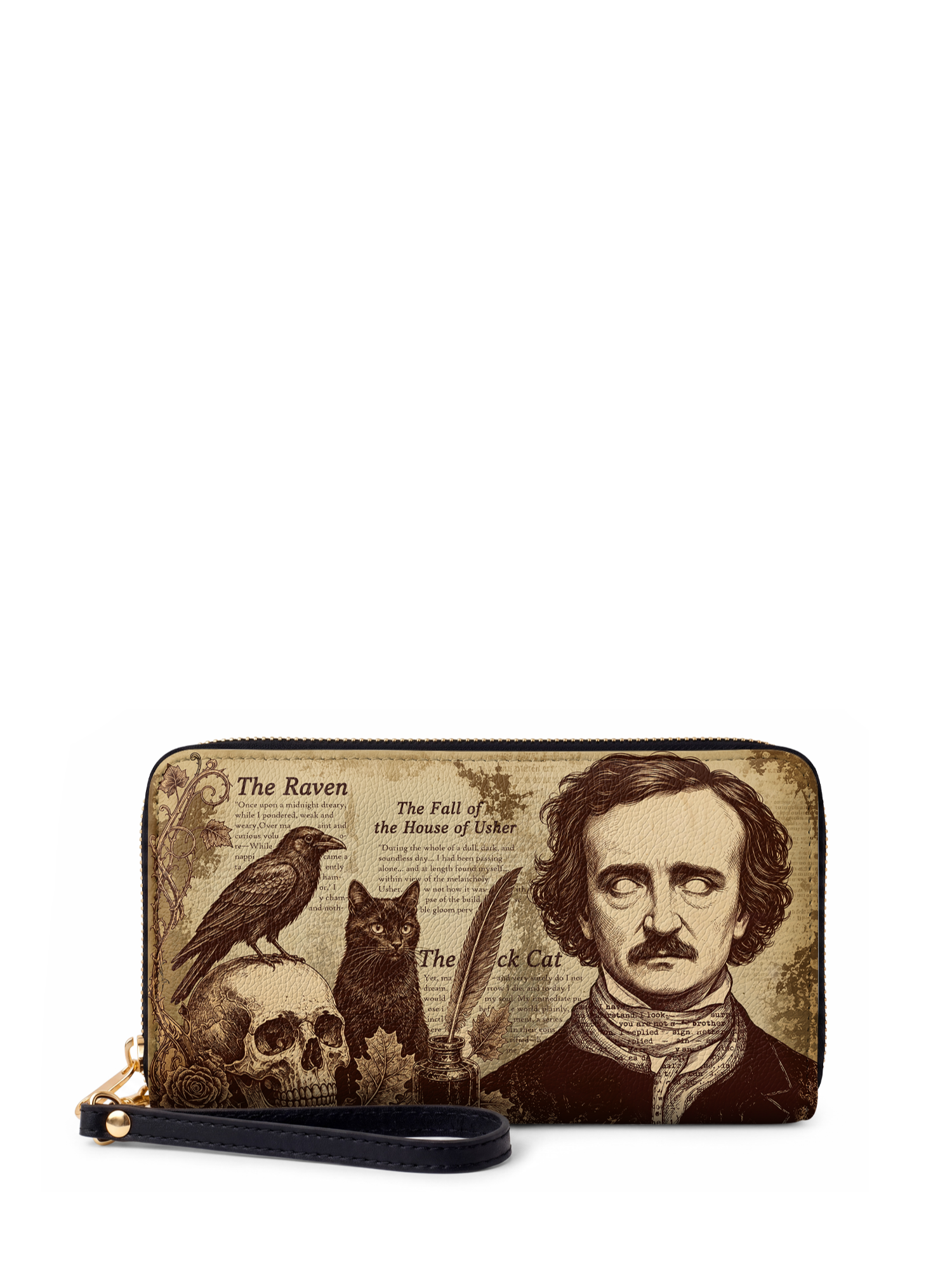 "Poe's Anthology" Wallet