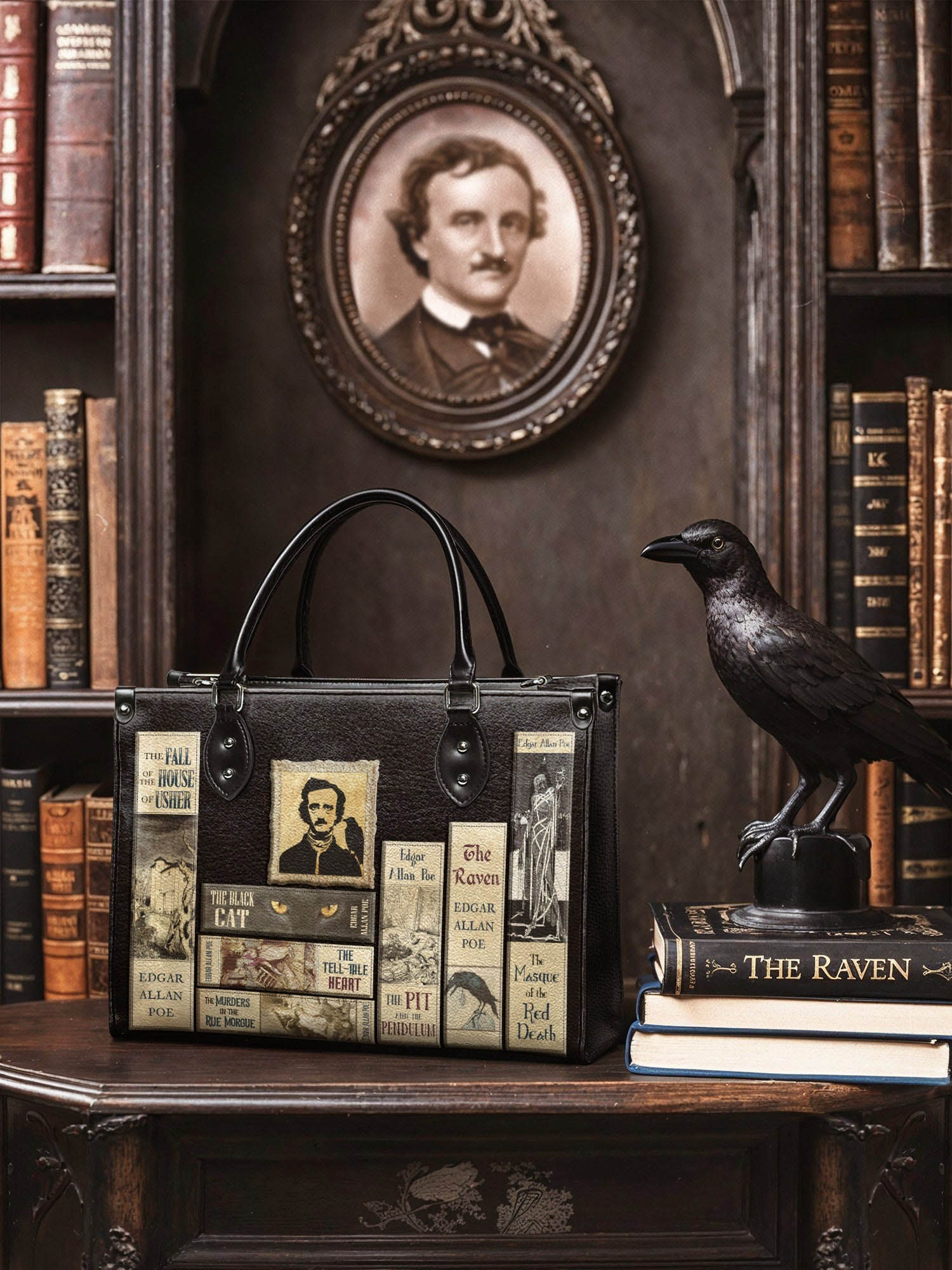 "Poe's Library" Ashen Black The Signature Trio Bundle