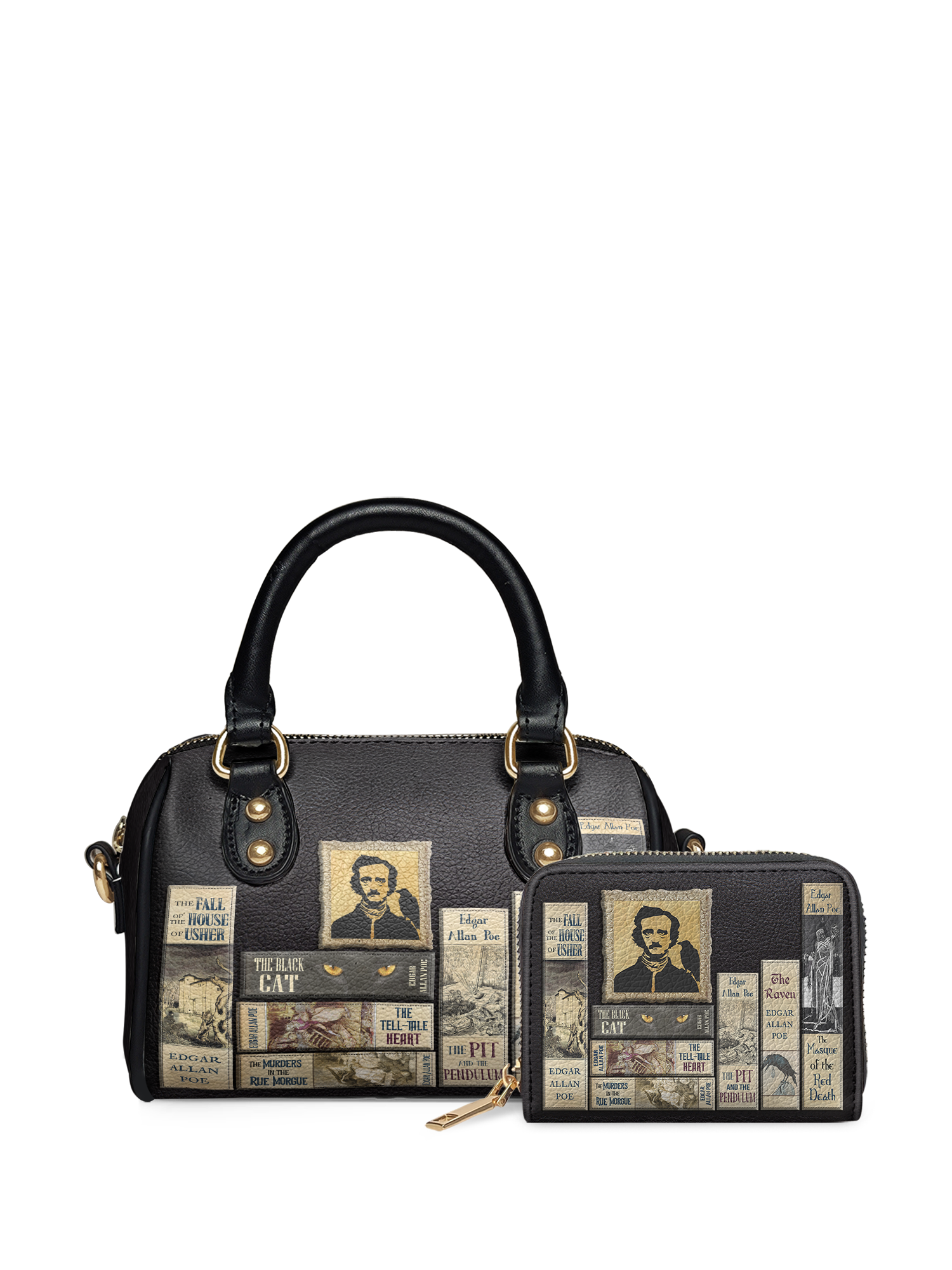 "Poe's Library" Ashen Black Mini Satchel Deal