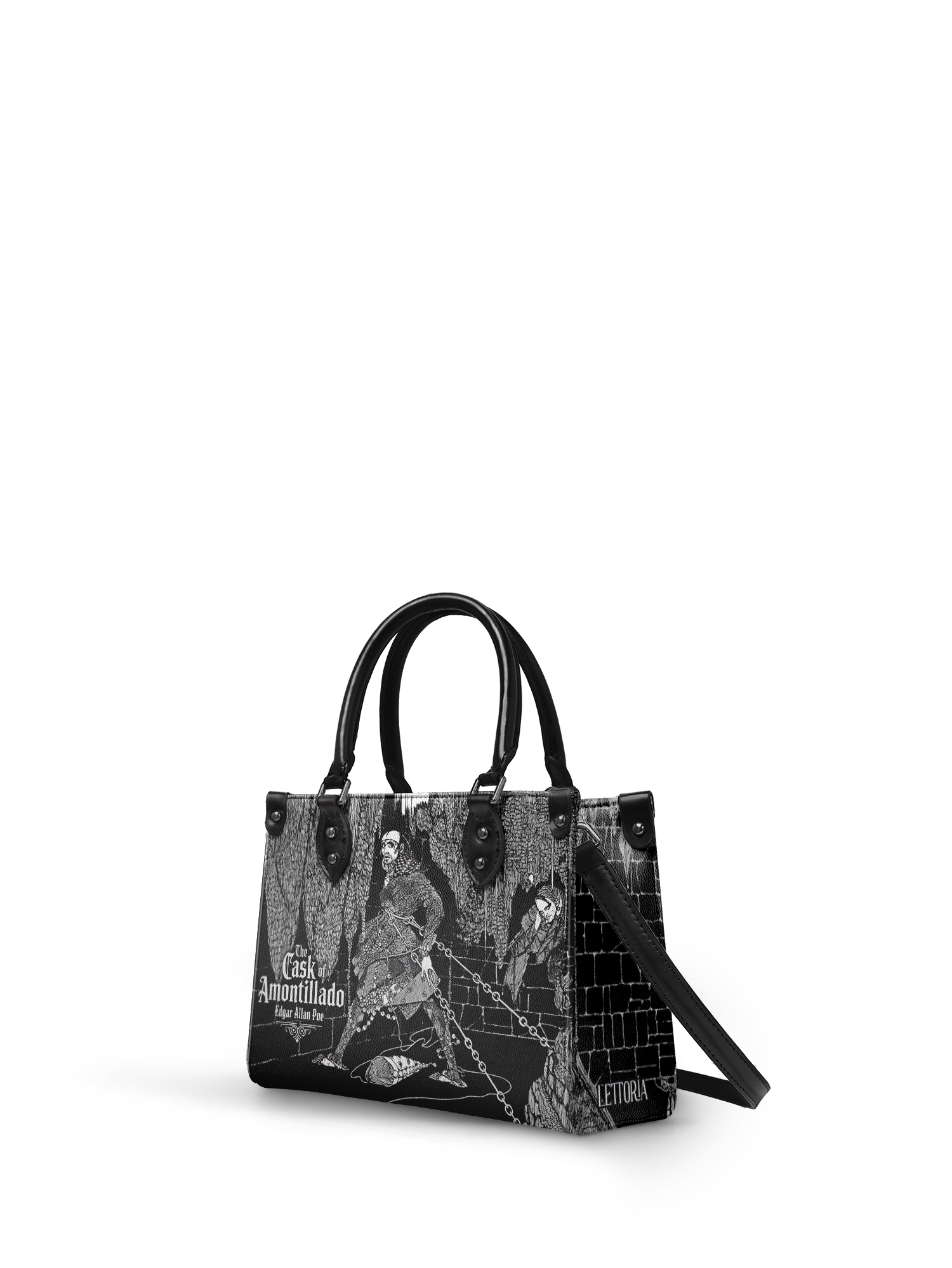 "The Cask Of Amontillado" Small Leather Handbag Today's Deal