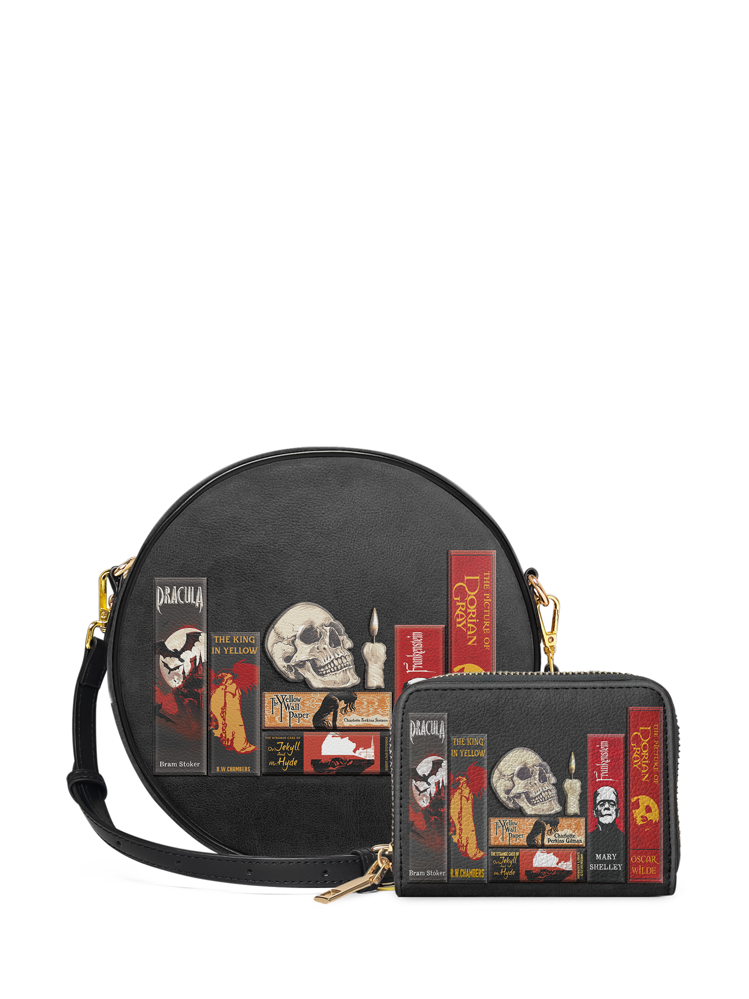"The Codex of Gothic Tales" Deadlight Black Circle Crossbody Bag Deal