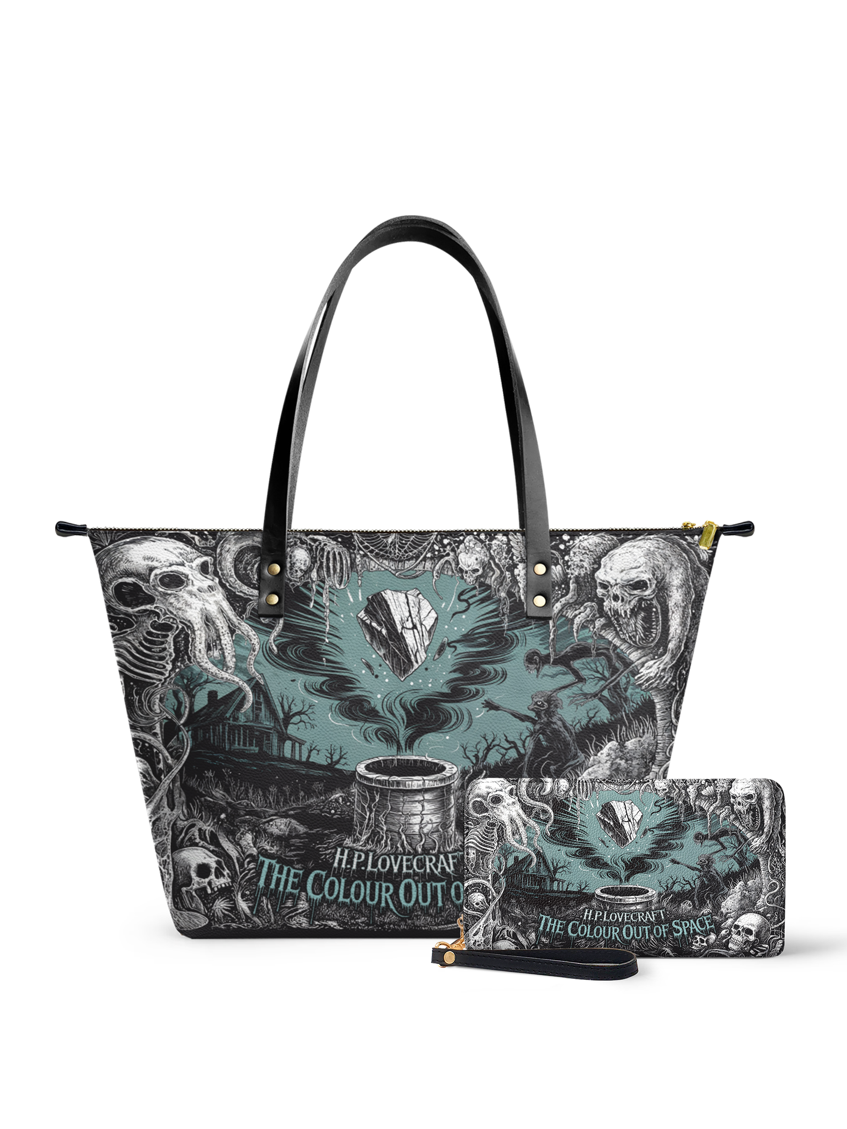 "The Colour Out Of Space" Leather Tote Bag Deal