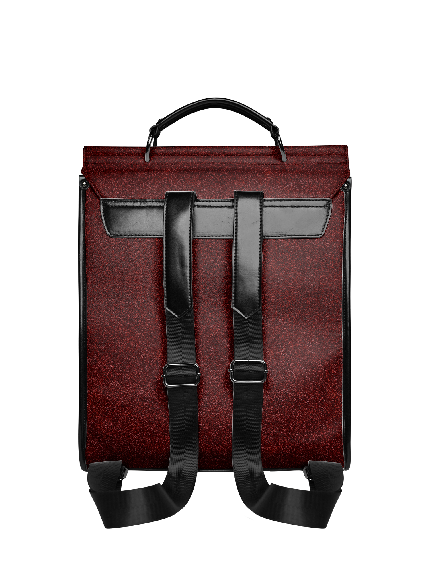 "The Crimson Codex" Leather Backpack Today's Deal