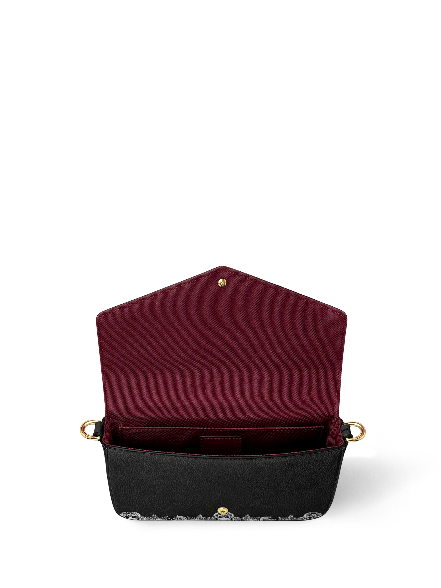 "The Dracula" Envelope Chain Crossbody Bag