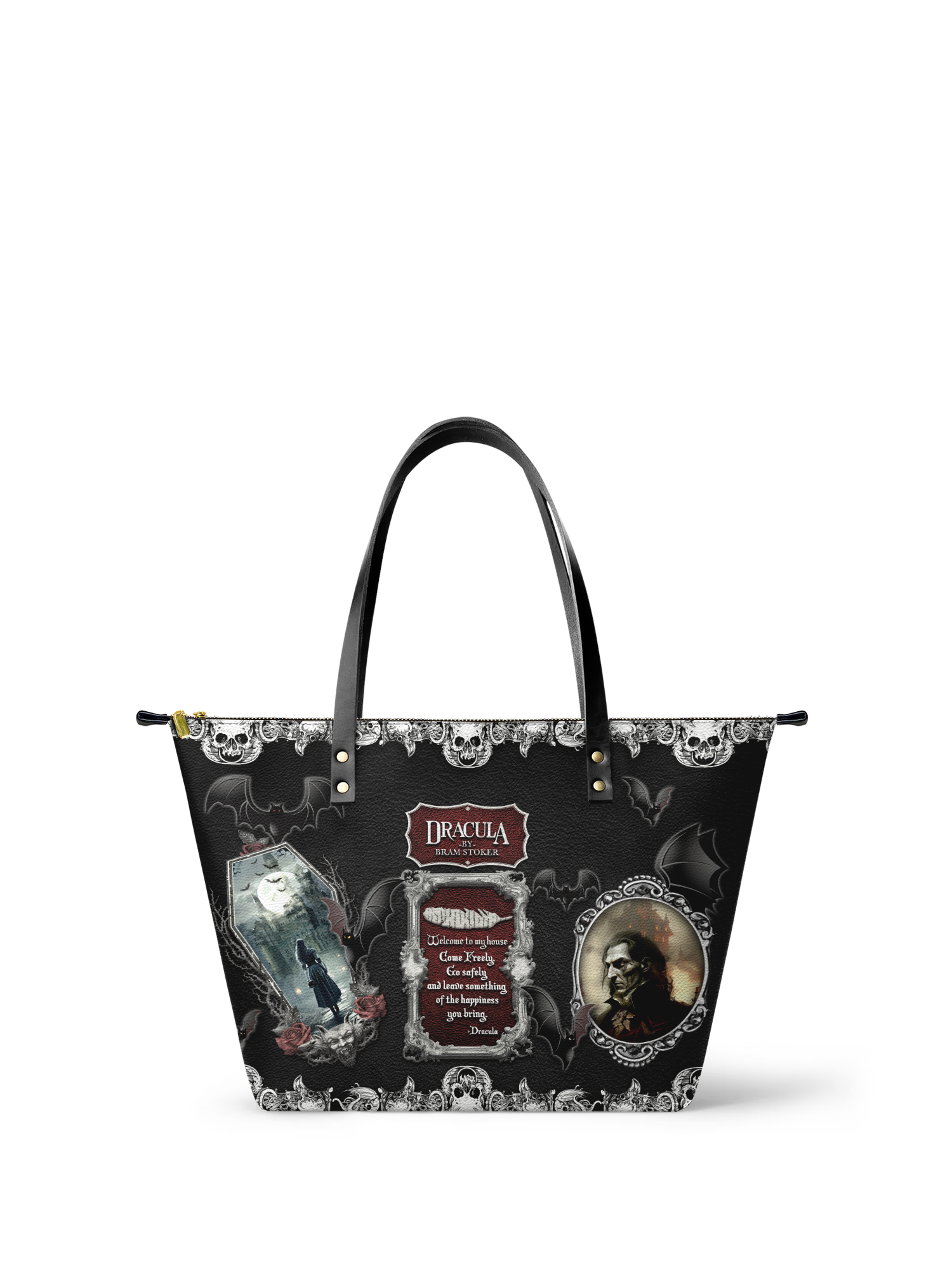 "The Dracula" Leather Tote Bag