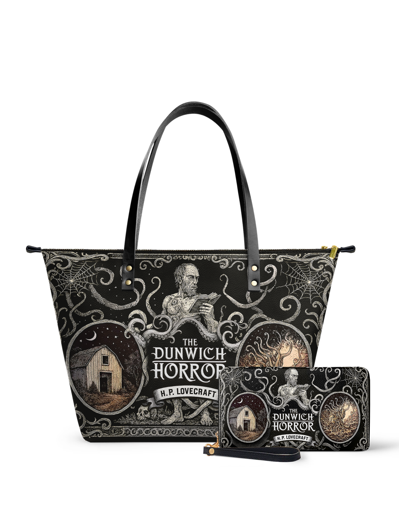 "The Dunwich Horror" Leather Tote Bag Deal