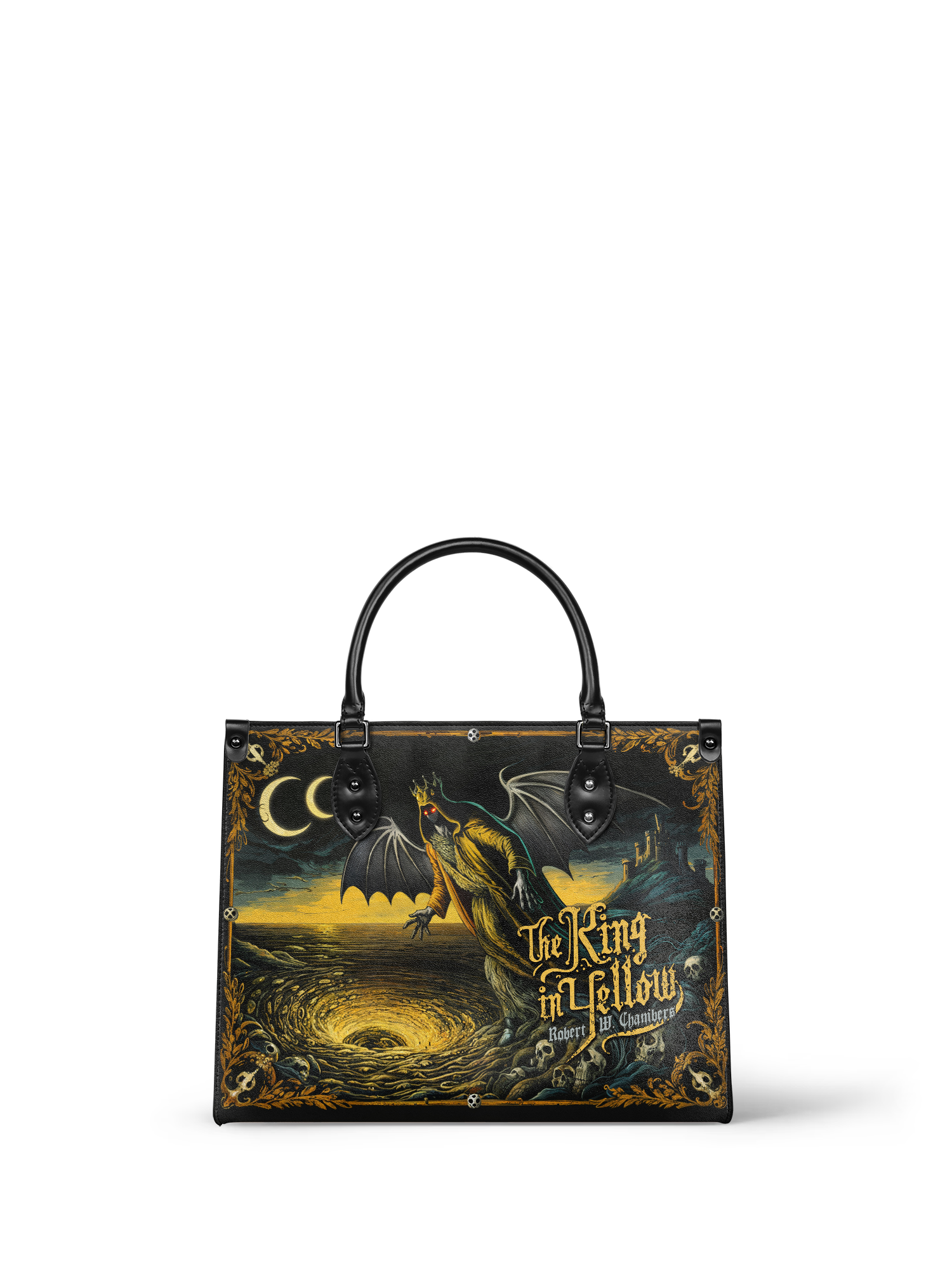 "The King In Yellow" Leather Handbag Today's Deal