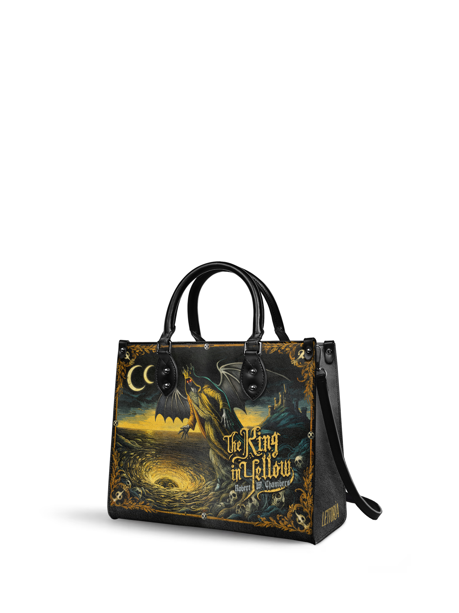 "The King In Yellow" Leather Handbag Today's Deal
