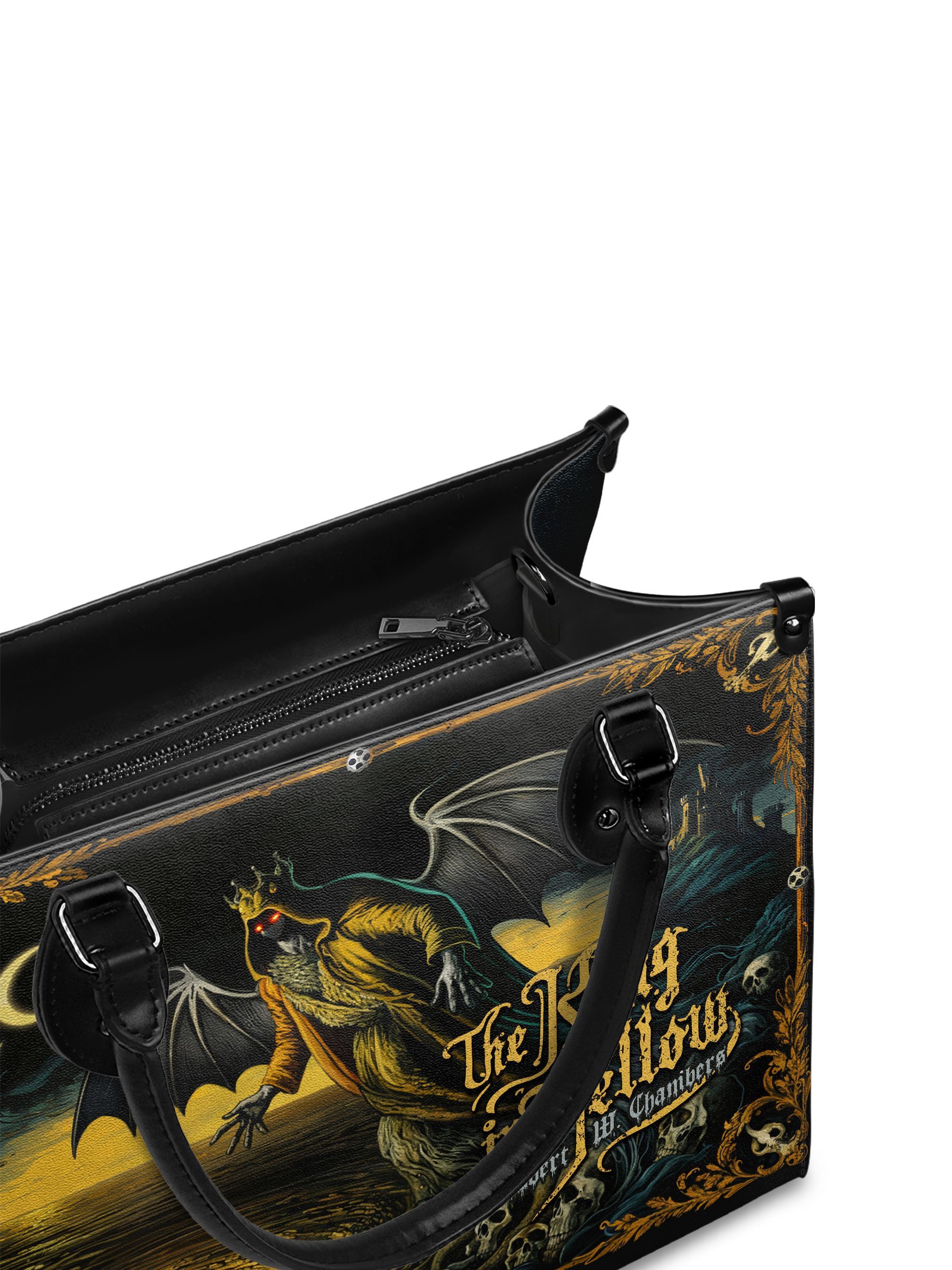 "The King In Yellow" Leather Handbag Today's Deal