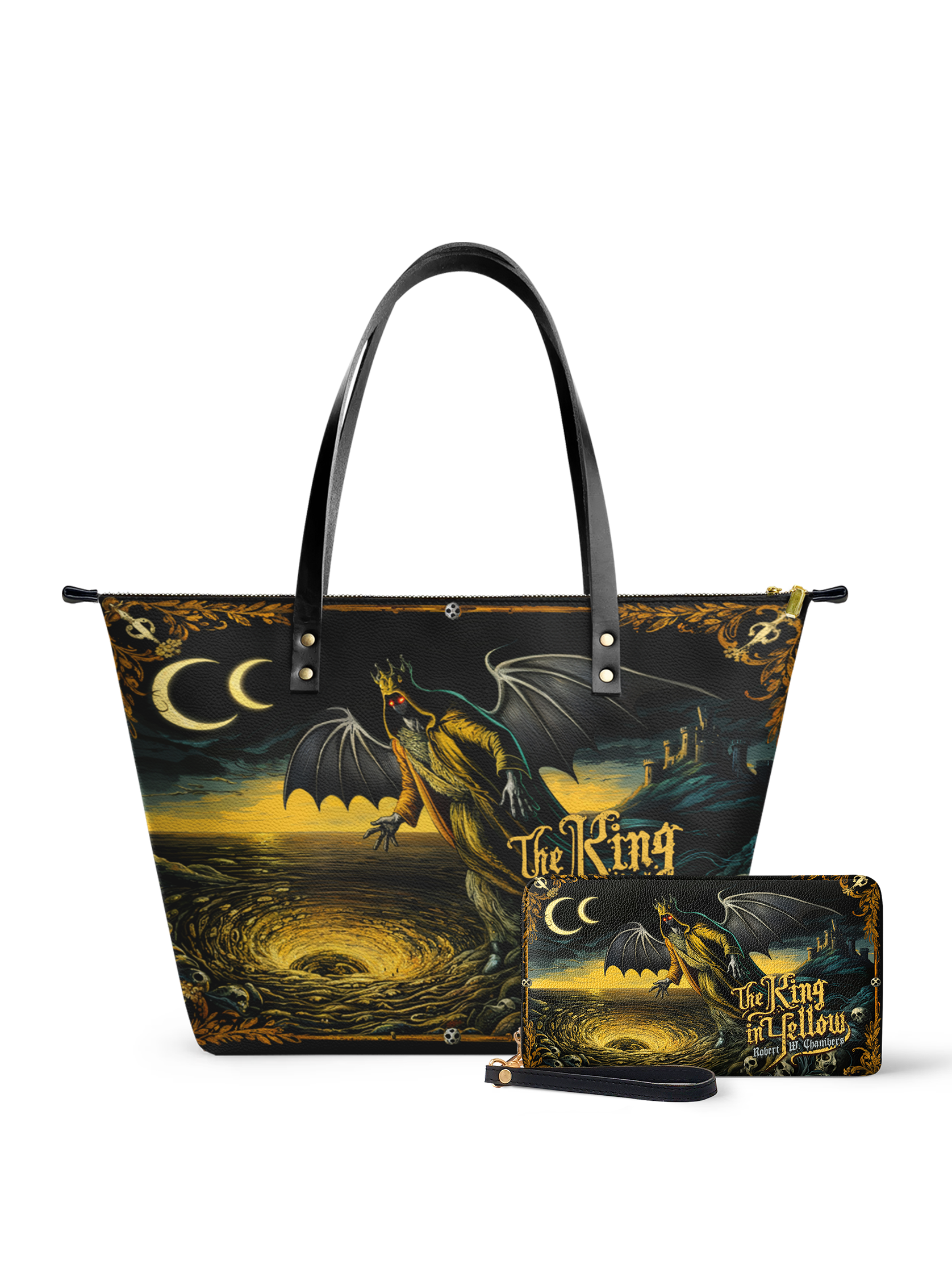 "The King In Yellow" Leather Tote Bag Deal