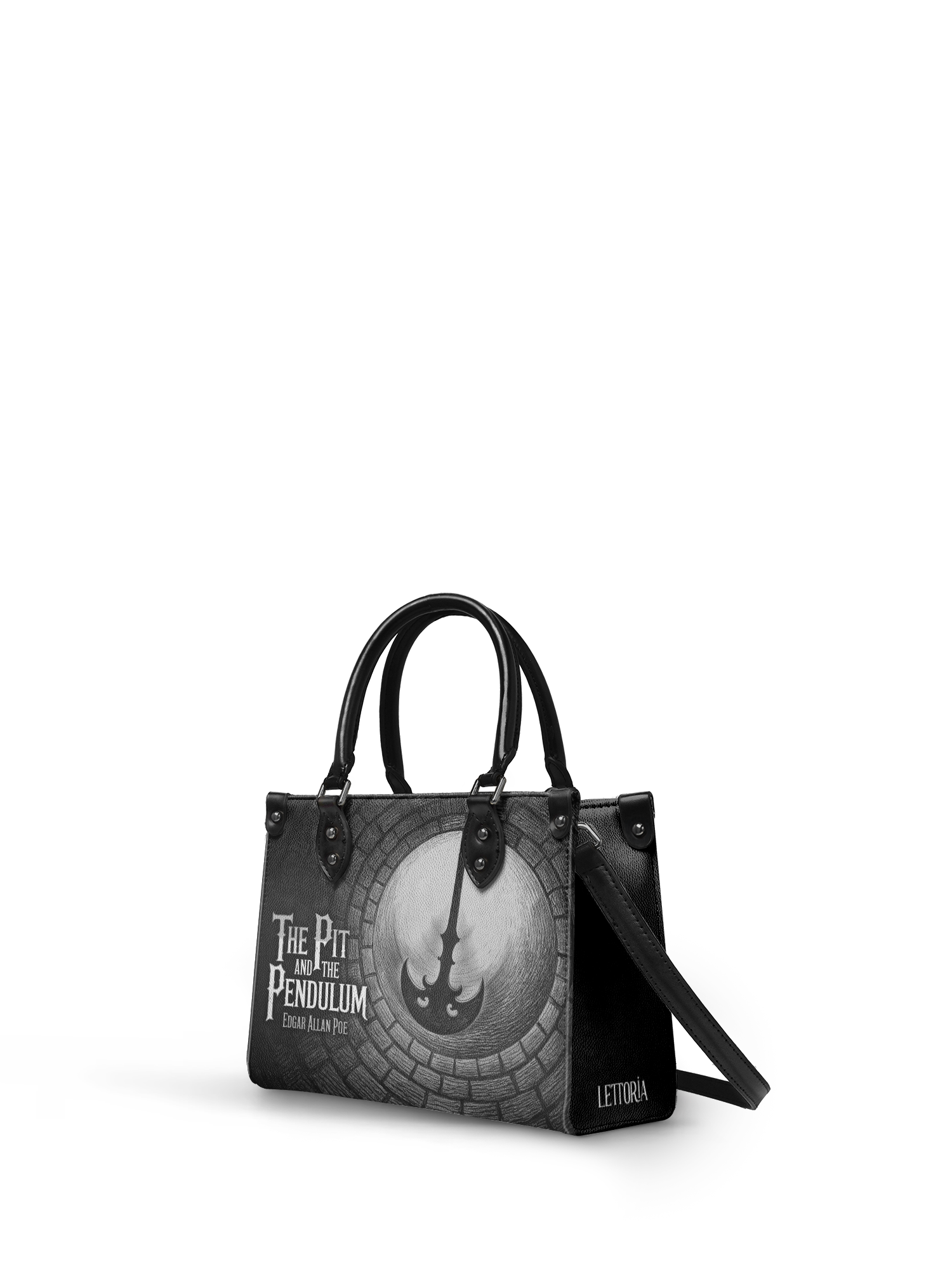 "The Pit And The Pendulum" Small Leather Handbag Today's Deal