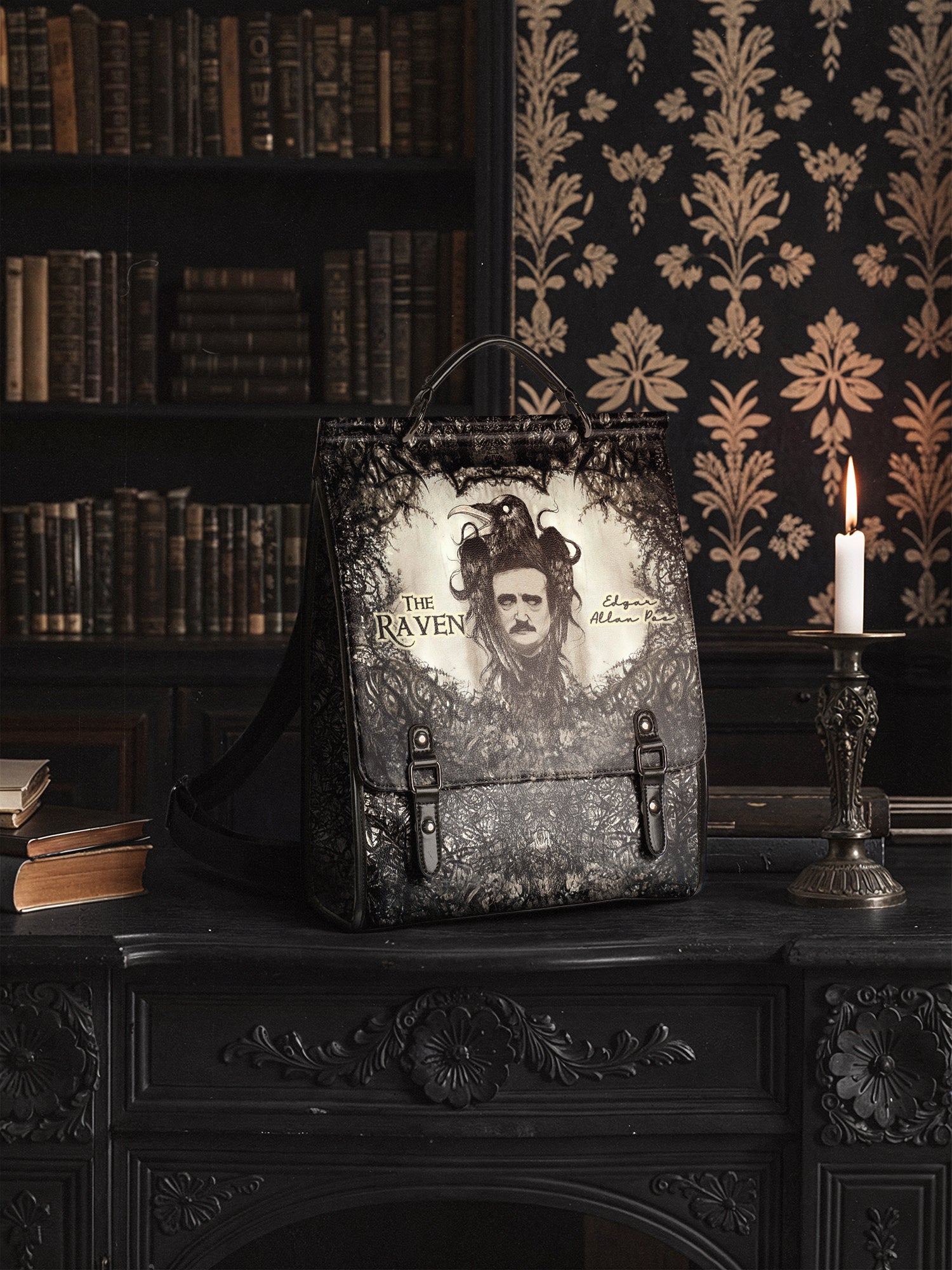 "The Raven" Leather Backpack