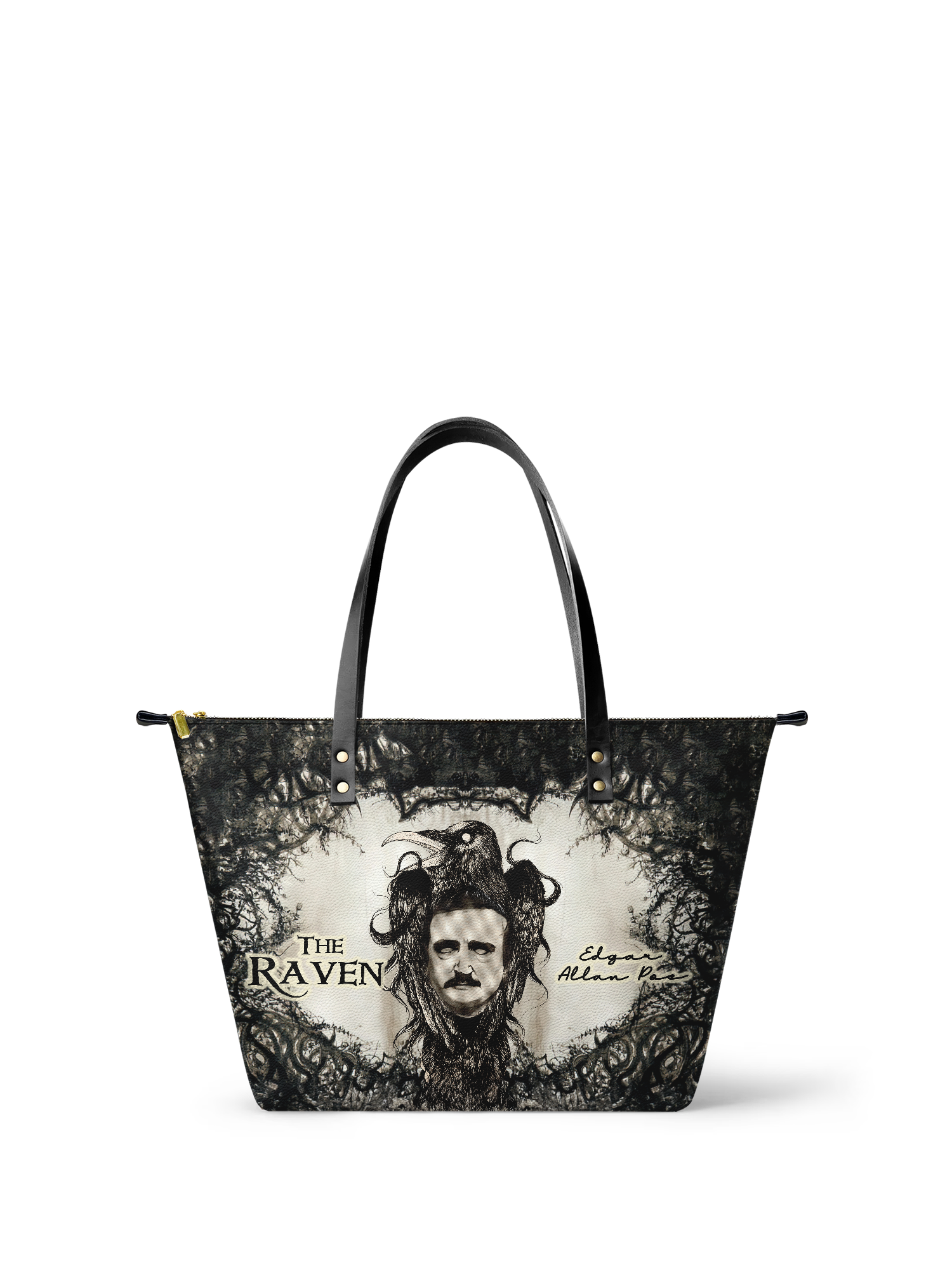 "The Raven" Leather Tote Bag