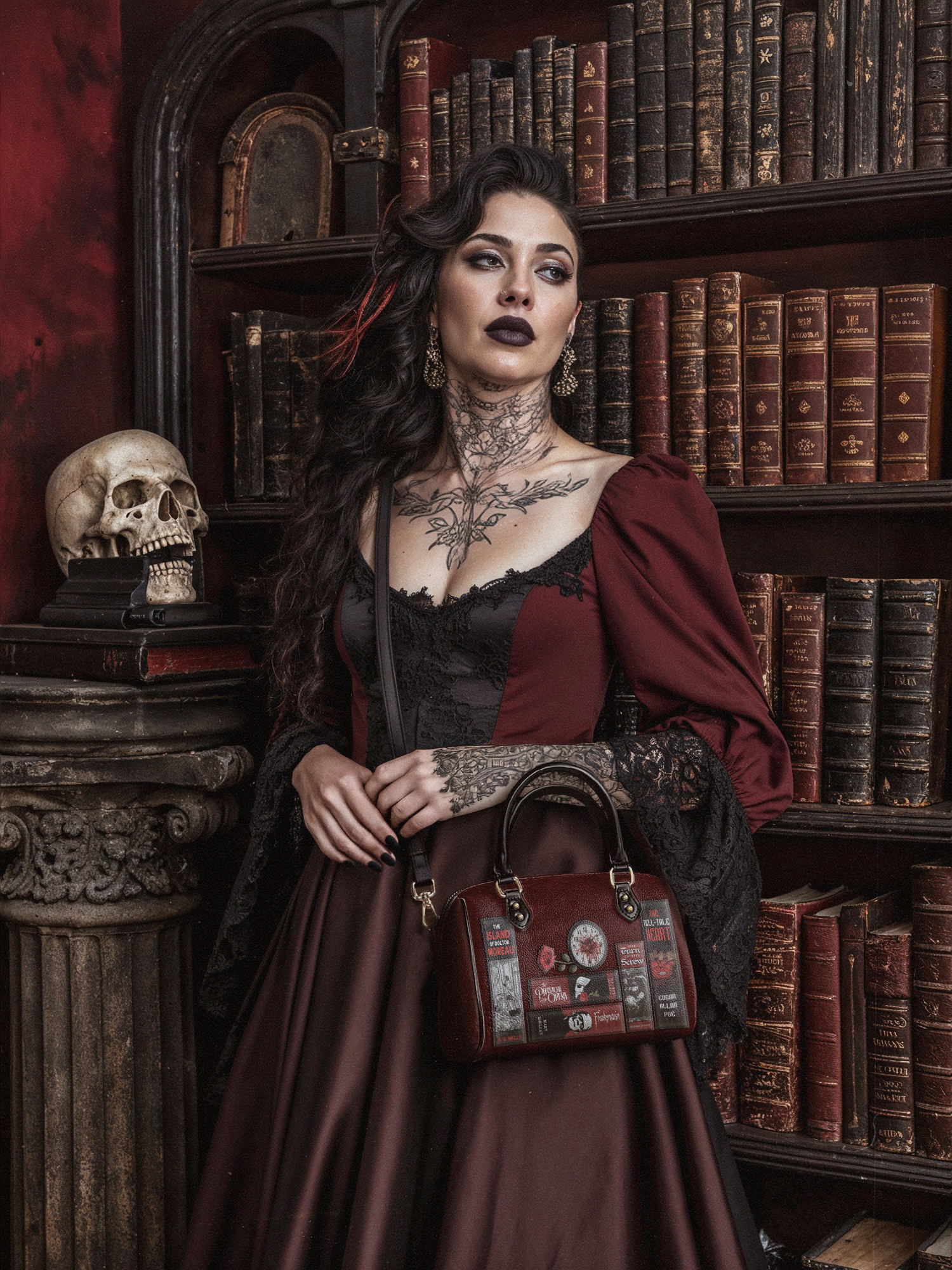 "The Crimson Codex" Mini Satchel Today's Deal