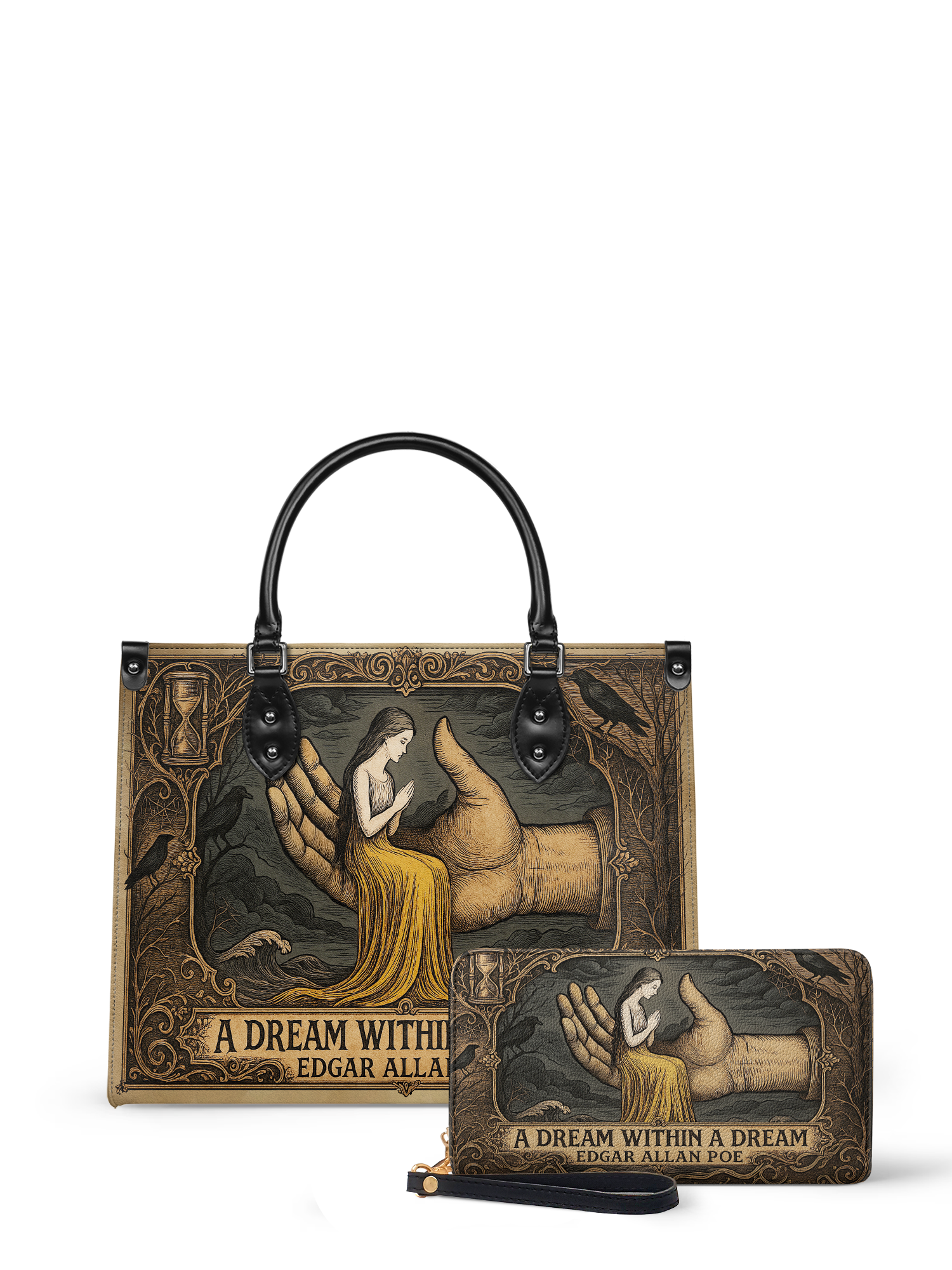 "A Dream Within A Dream" Leather Handbag Deal