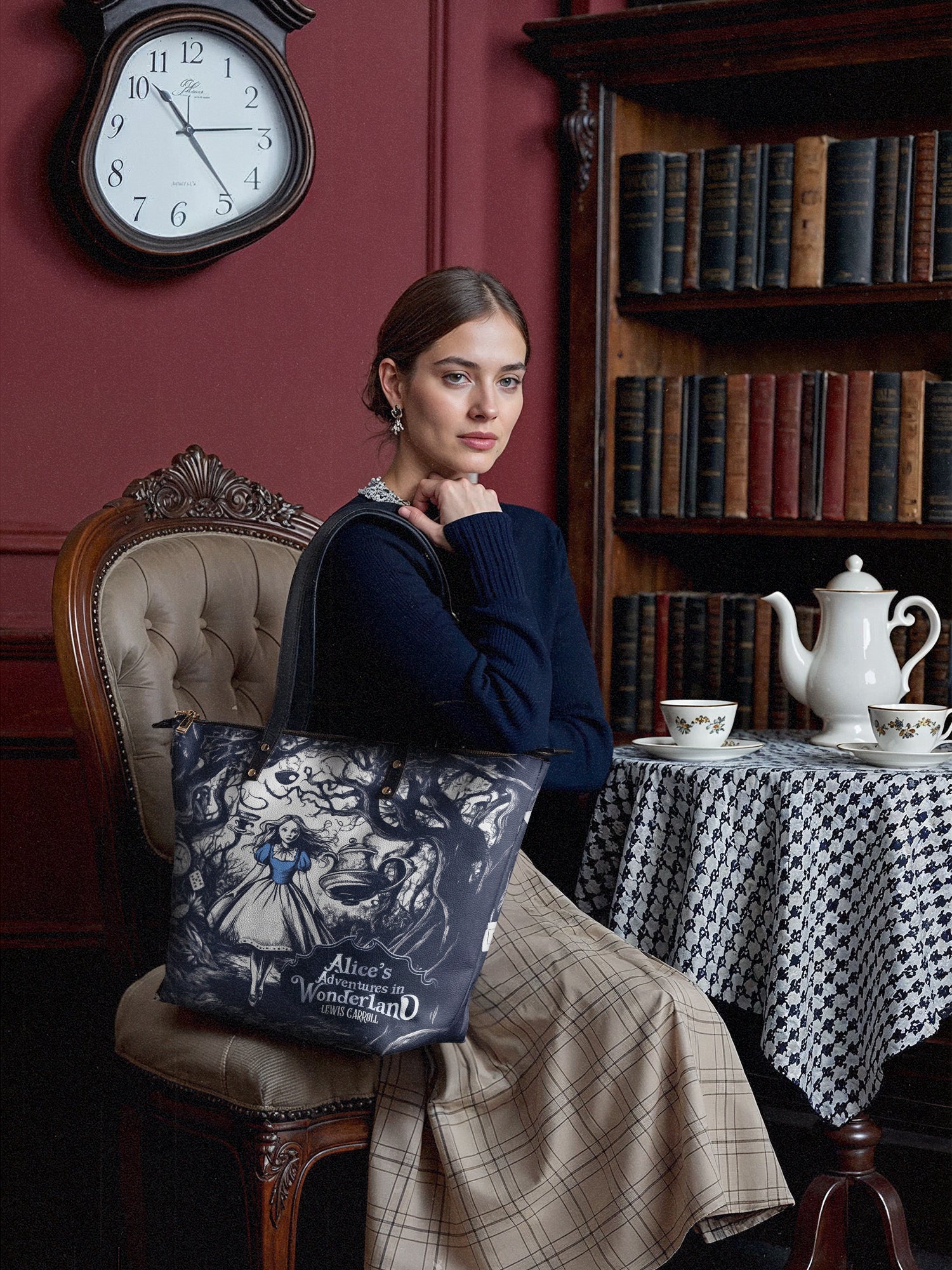 "Down the Rabbit Hole" Leather Tote Bag Deal
