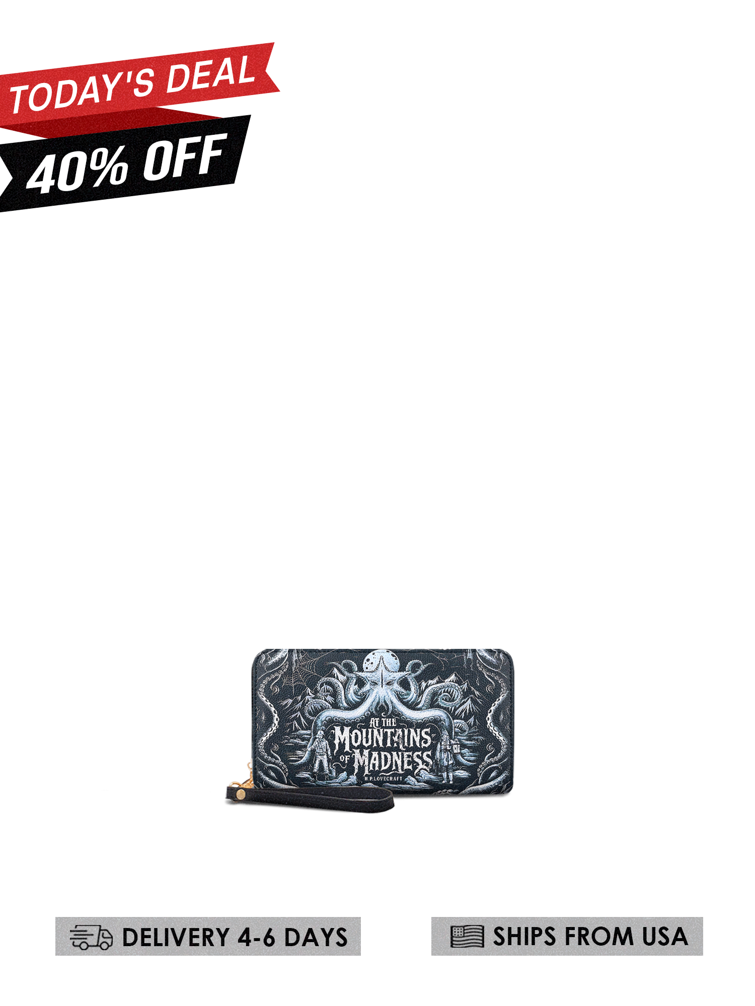 "At The Mountains Of Madness" Wallet Today's Deal
