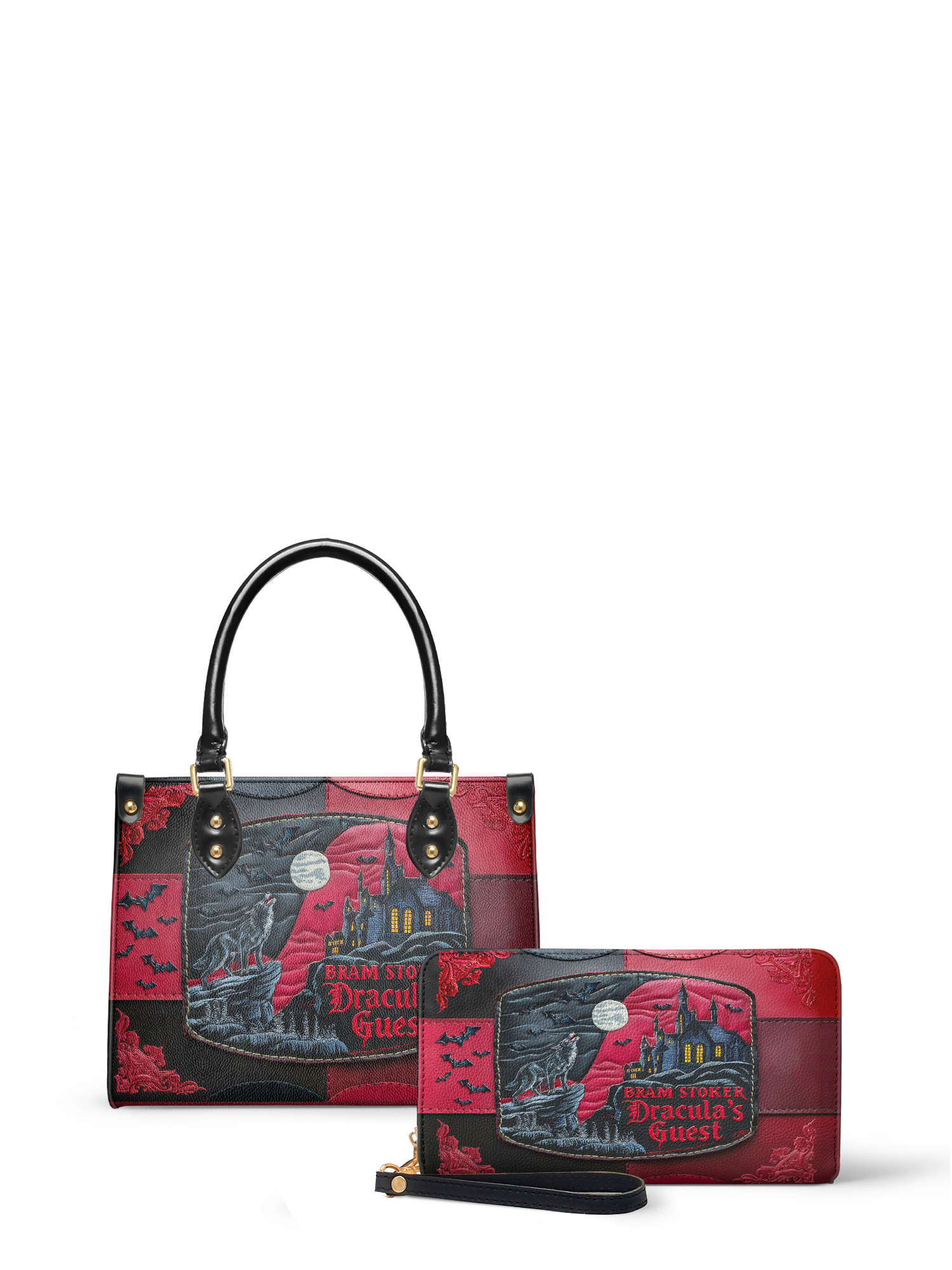 "Dracula's Guest" The Signature Trio Bundle (Small Leather Handbag)
