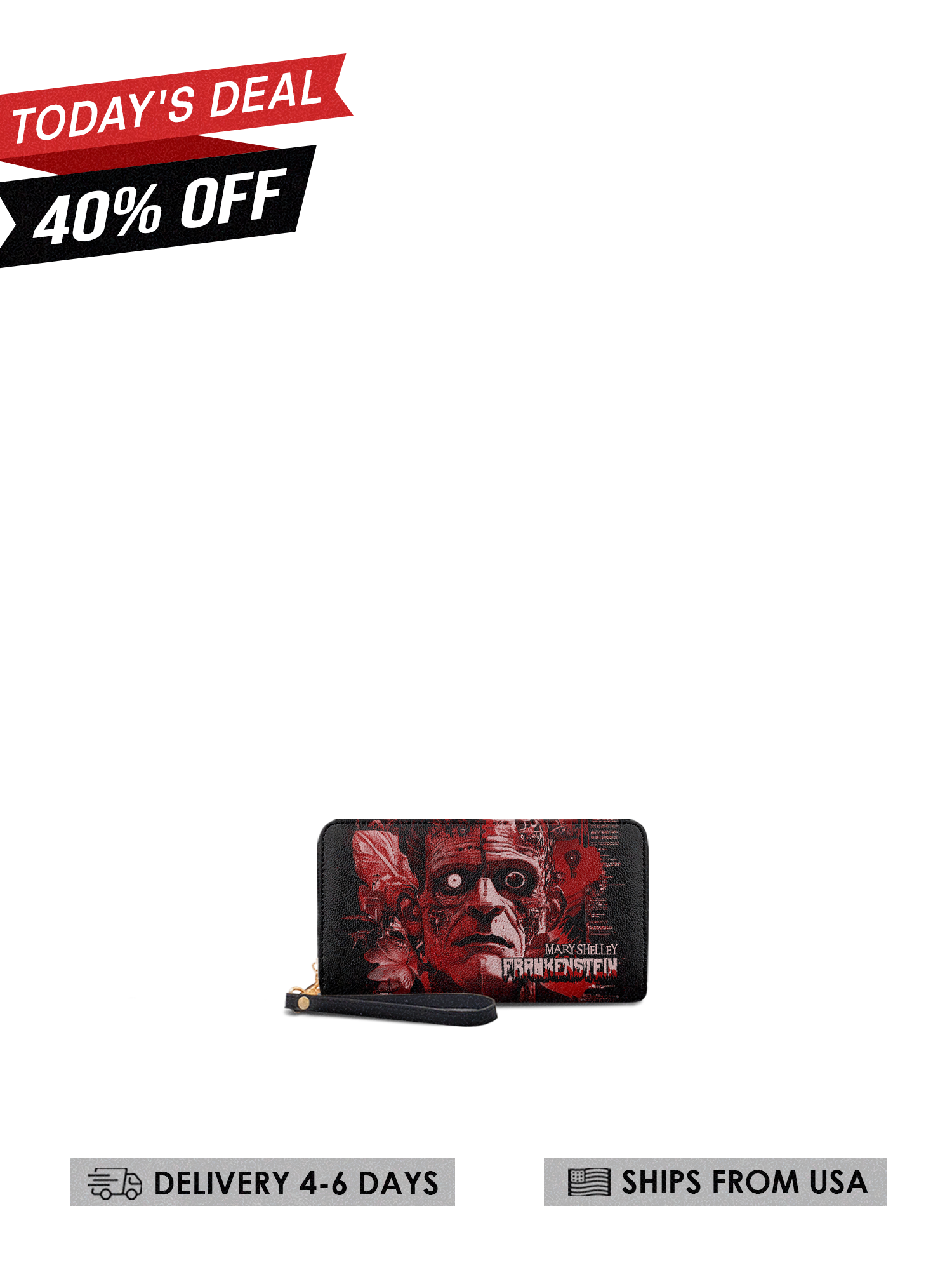 "Frankenstein" Heart Surge Wallet Today's Deal
