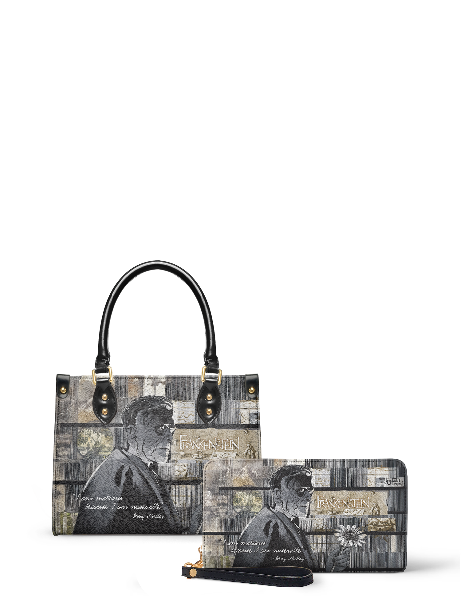 "Frankenstein" Ashes of Hope Small Leather Handbag Deal