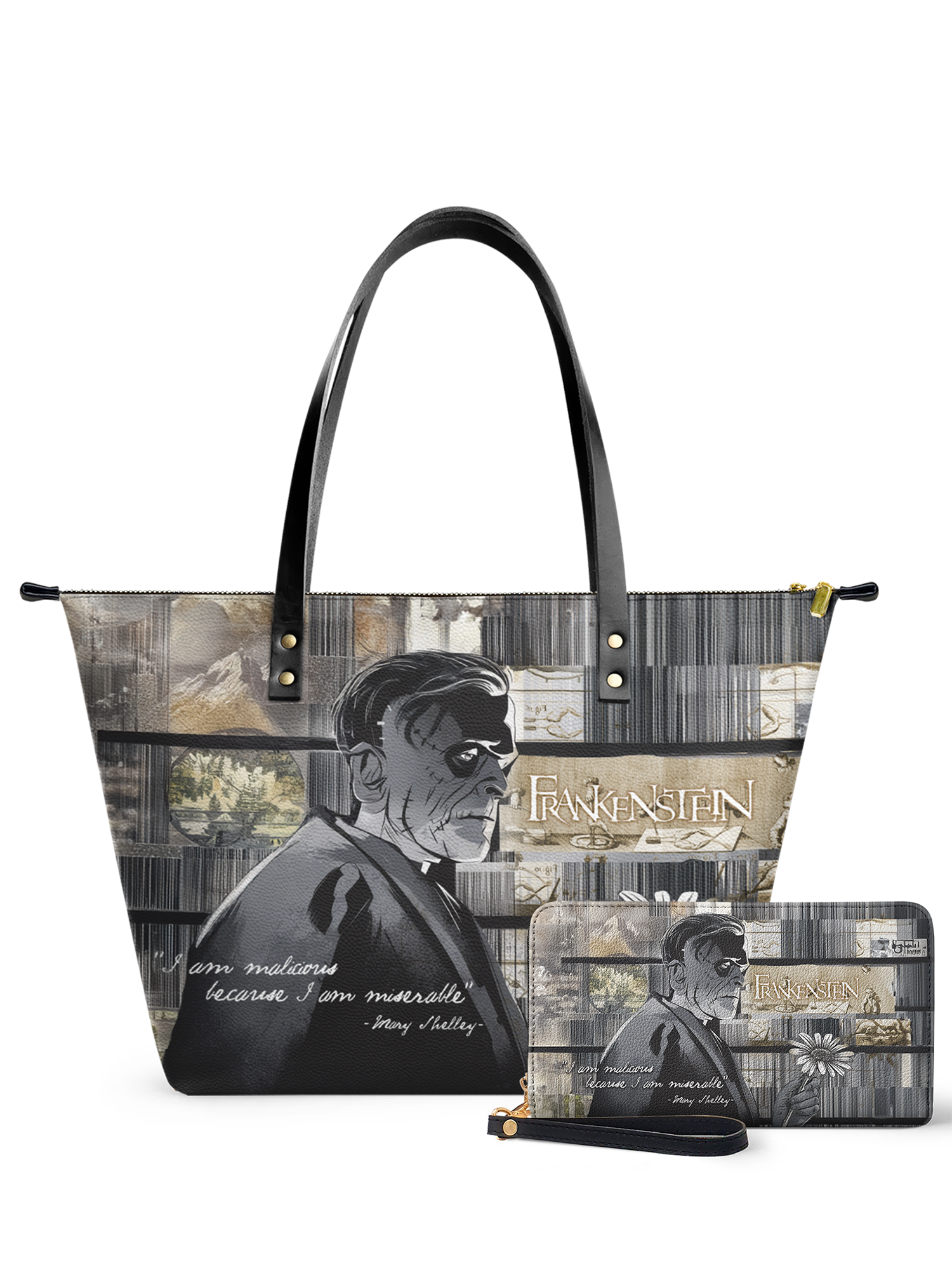 "Frankenstein" Ashes of Hope Leather Tote Bag Deal