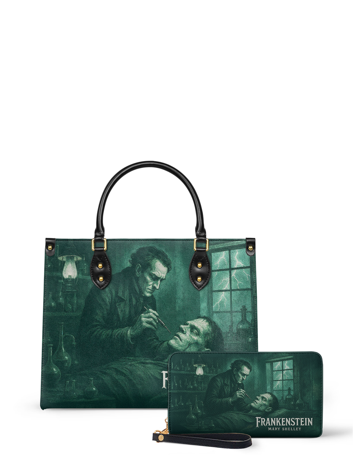 "Frankenstein" Mortuary Moss Leather Handbag Deal