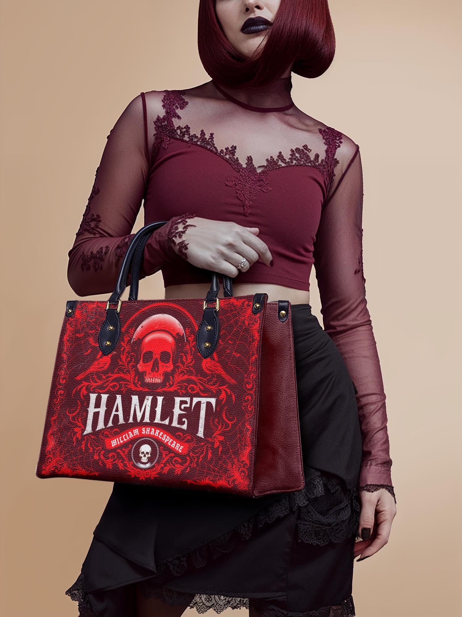 "Hamlet" The Red Room Leather Handbag Deal
