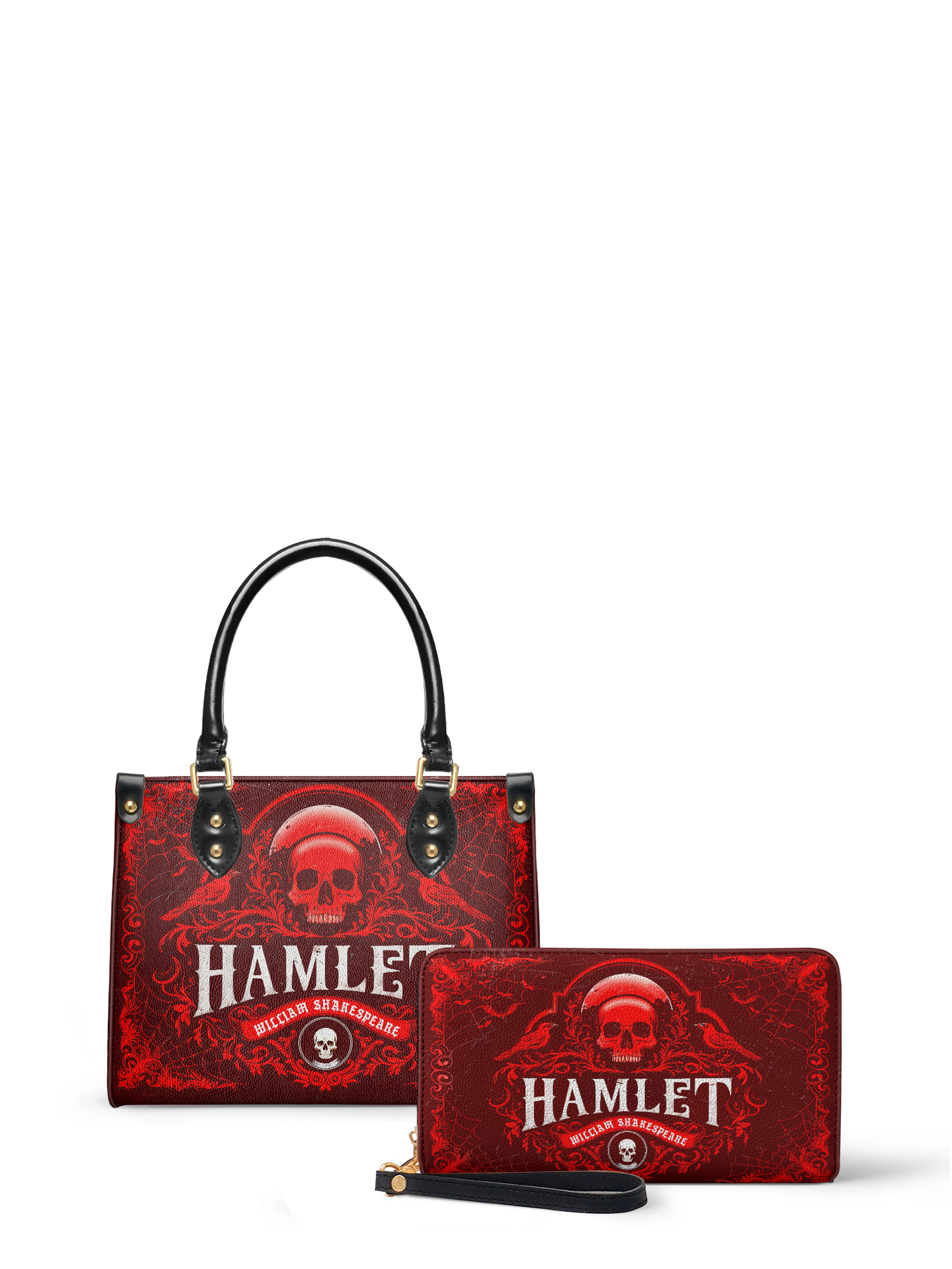 "Hamlet" The Red Room Small Leather Handbag Deal