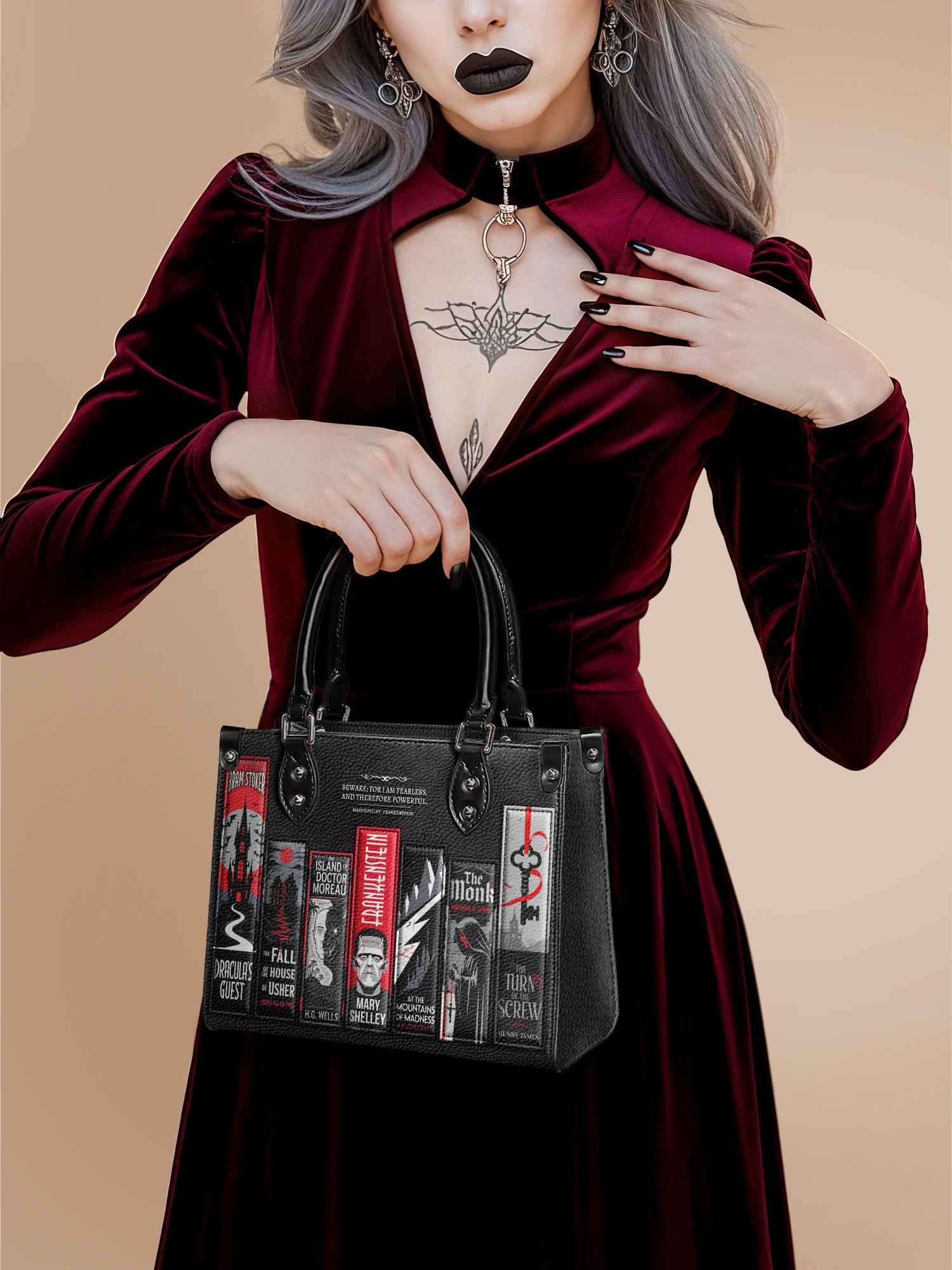 "The Fearless Collection" Small Leather Handbag Deal