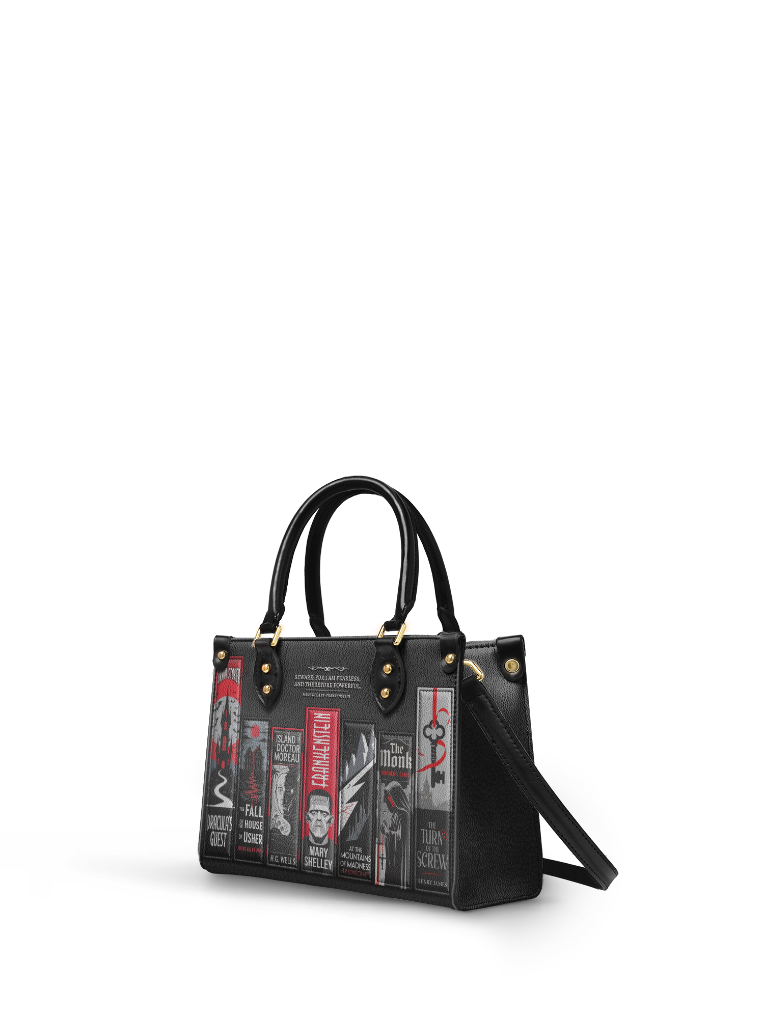 "The Fearless Collection" Small Leather Handbag