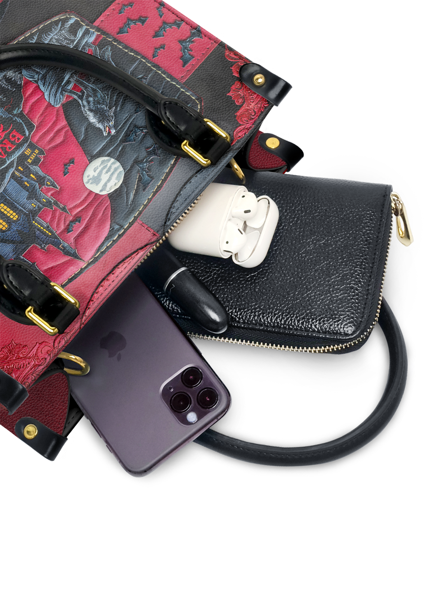 "Dracula's Guest" Small Leather Handbag