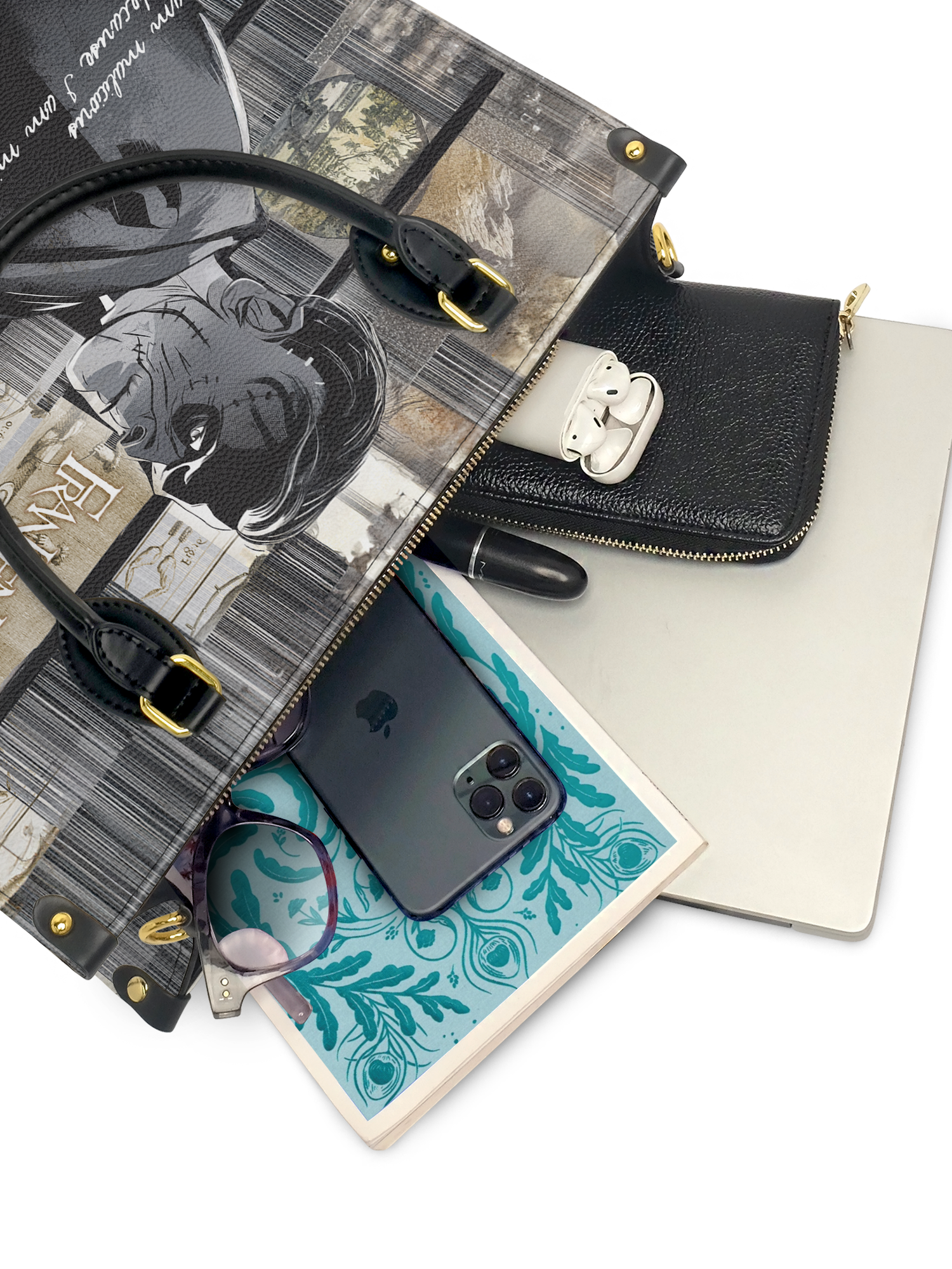 "Frankenstein" Ashes of Hope Leather Handbag