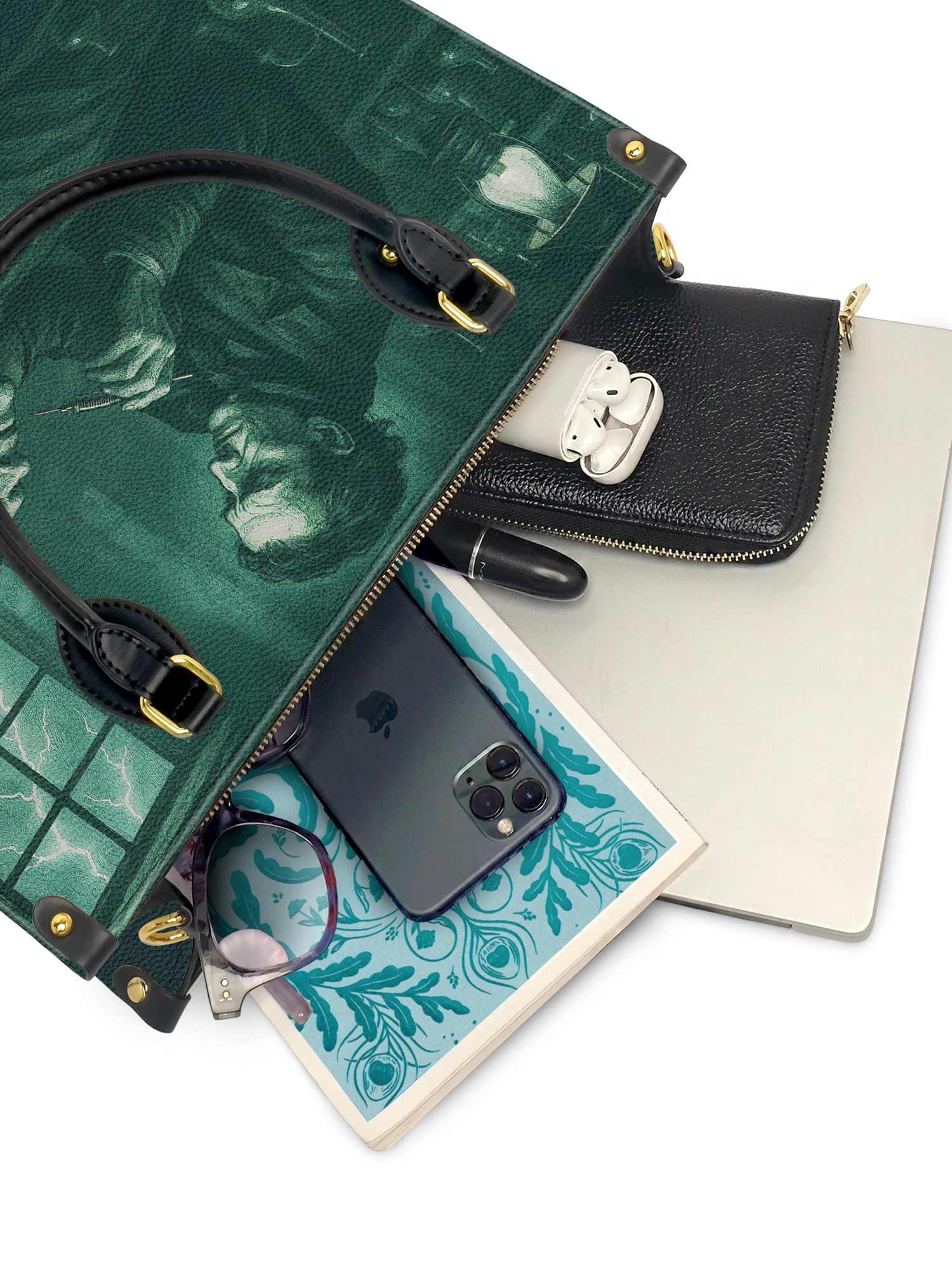 "Frankenstein" Mortuary Moss Leather Handbag Deal