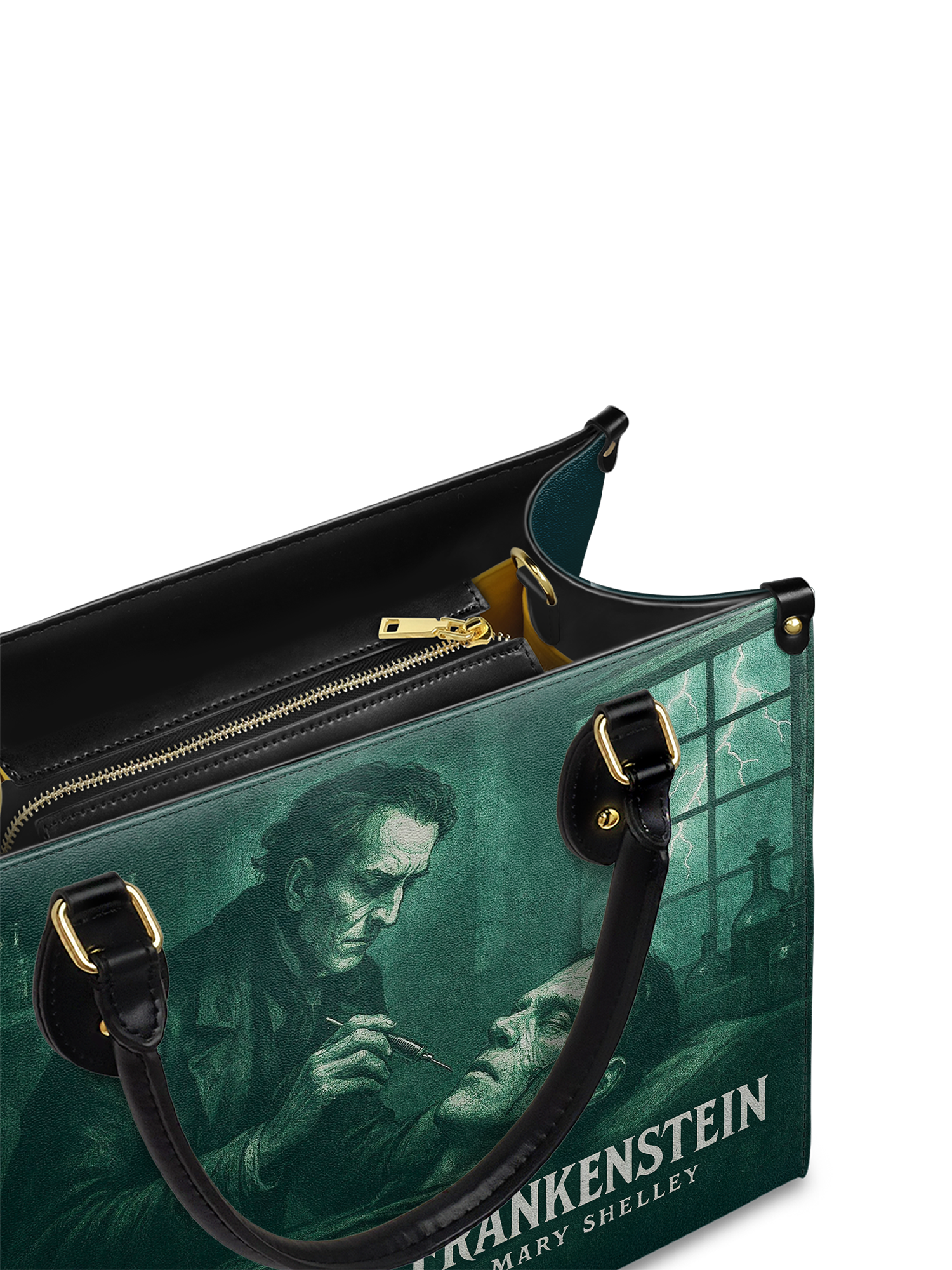 "Frankenstein" Mortuary Moss Leather Handbag Deal
