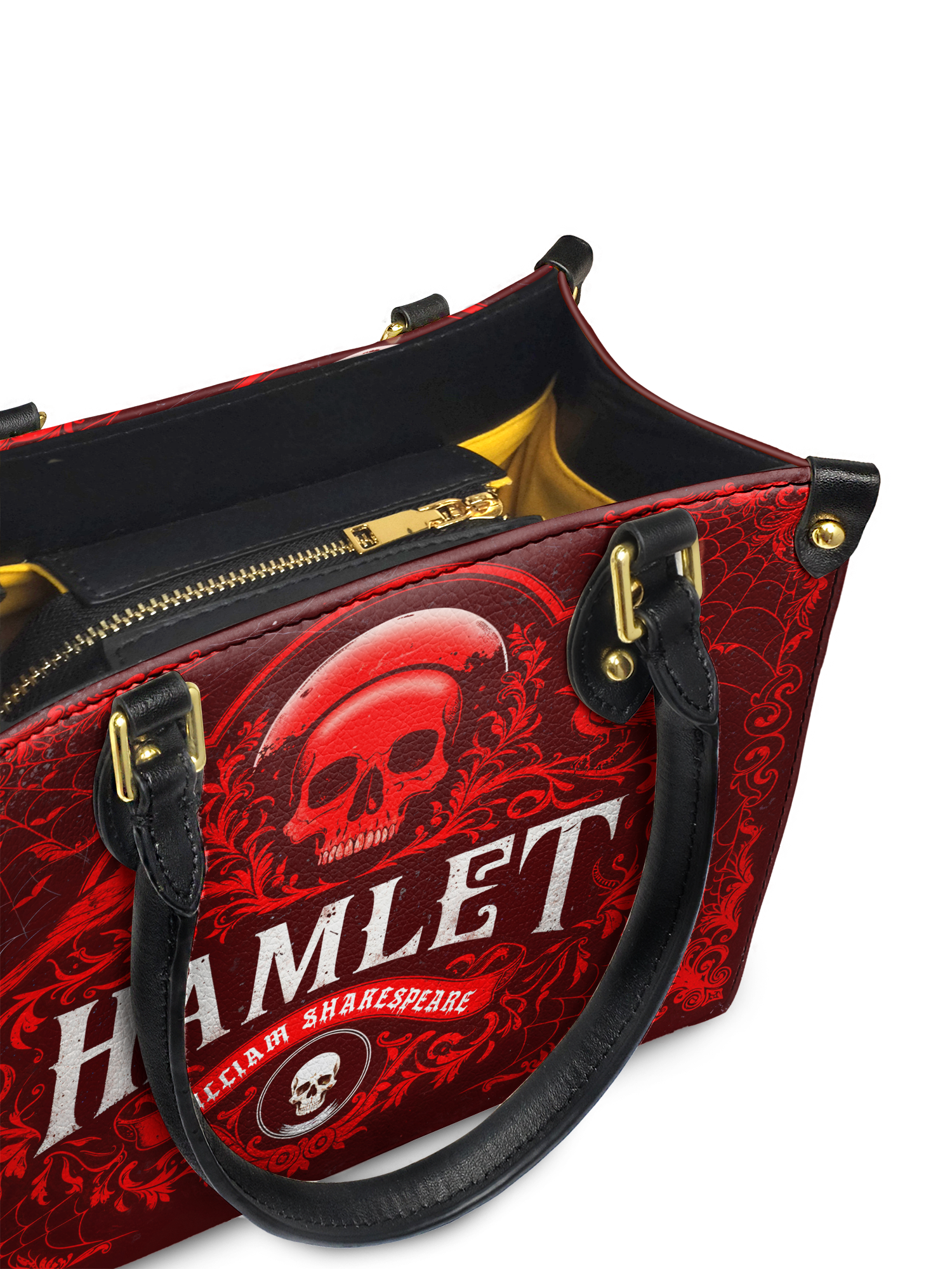 "Hamlet" The Red Room Small Leather Handbag Deal