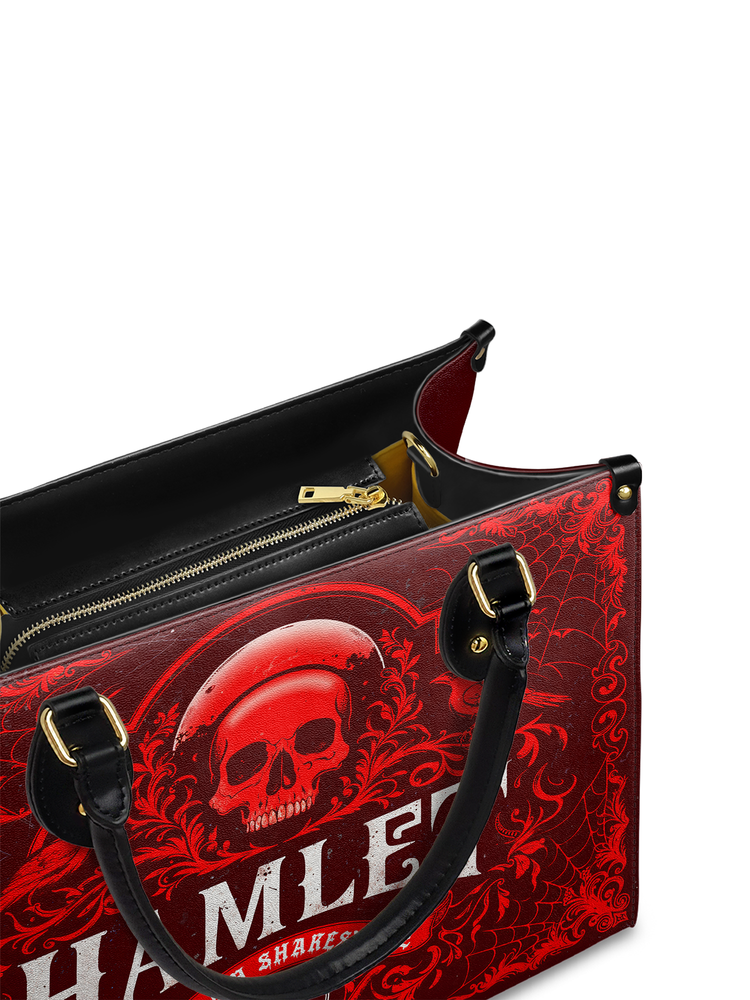 "Hamlet" The Red Room Leather Handbag